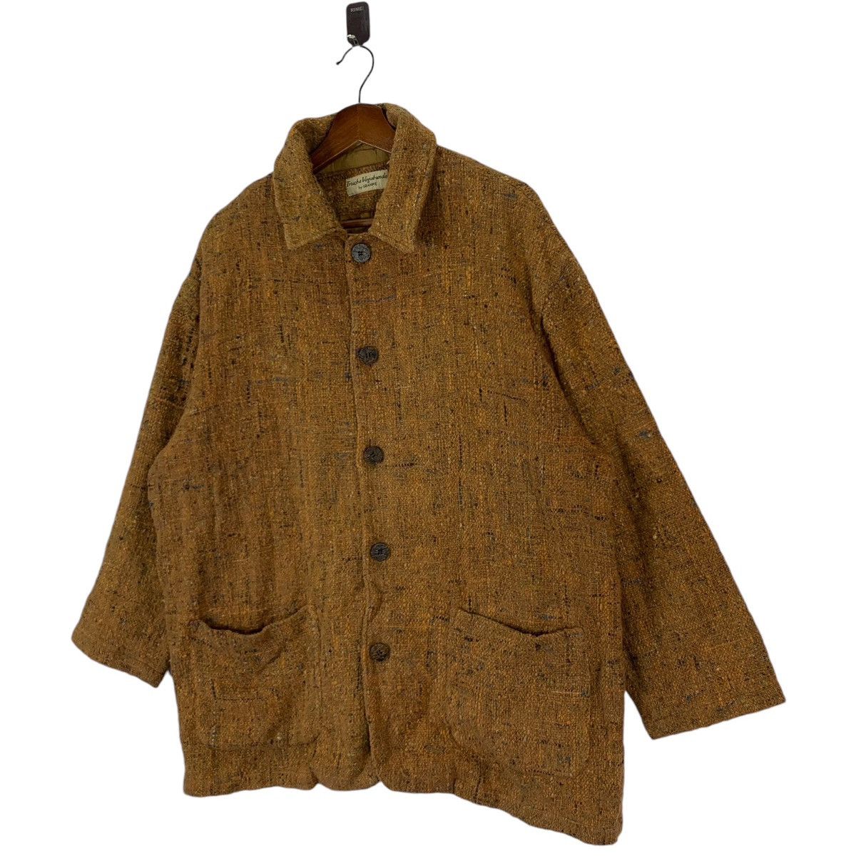 Issey Miyake × Vintage Vintage Trucha Vagabunda By Granpie Coconut Button Jacket Size US L / EU 52-54 / 3 - 2 Thumbnail