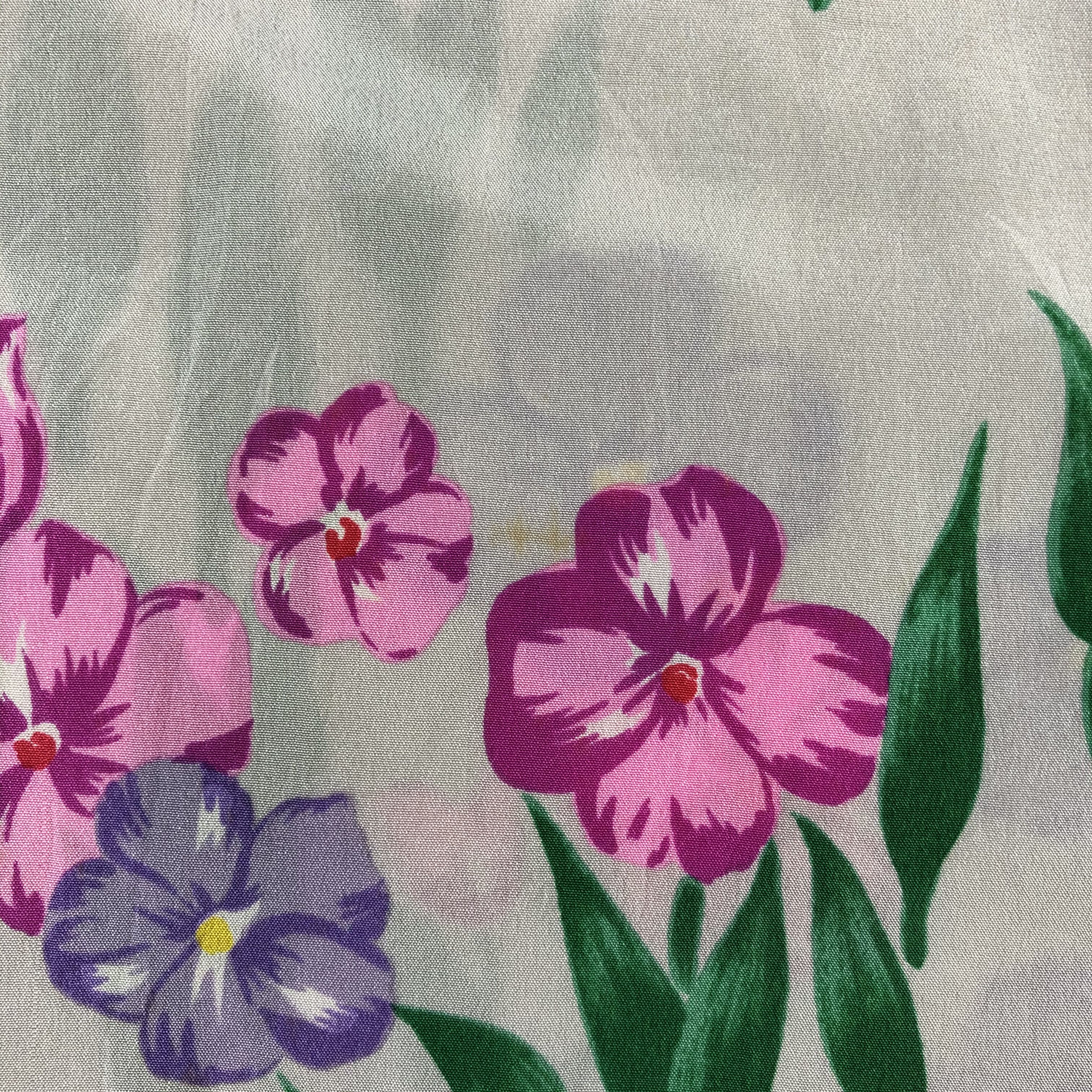 Hanae Mori Vintage Hanae Mori Silk Scarf Size ONE SIZE - 8 Thumbnail