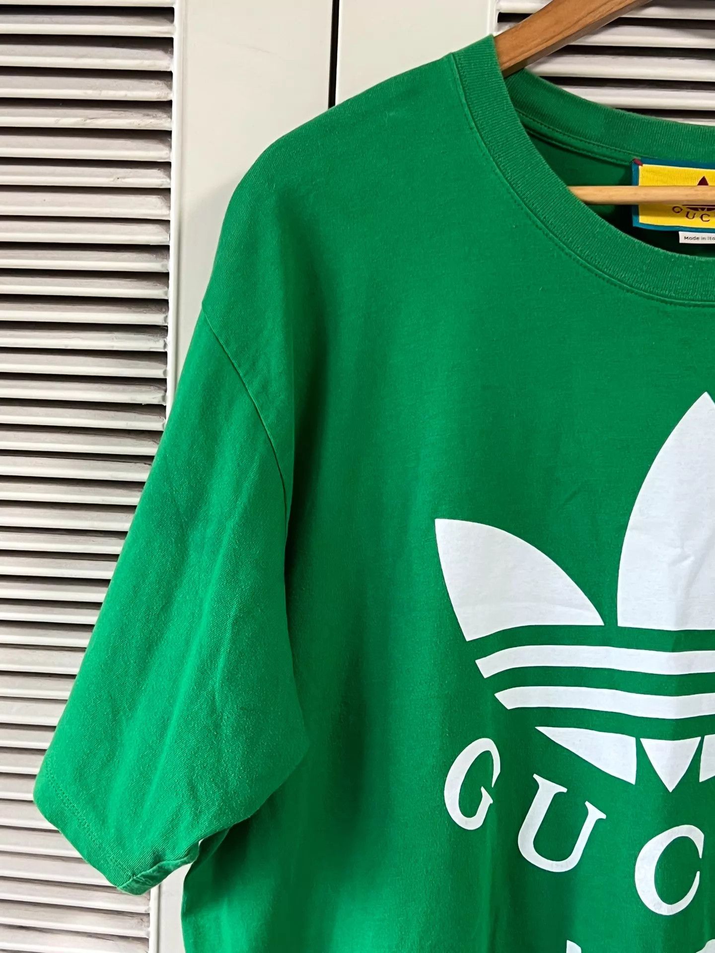 Gucci Gucci x adidas Green XL Tee Trefoil & MET AMOR FOSI Size US XL / EU 56 / 4 - 4 Thumbnail