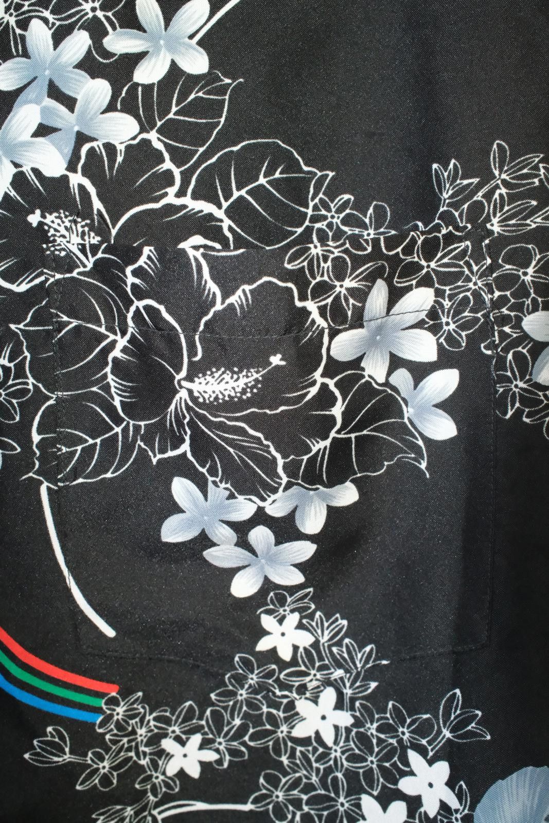 Other 70's Hukilau Fashion Floral Short Sleeve Button-Up Size L / US 10 / IT 46 - 4 Thumbnail