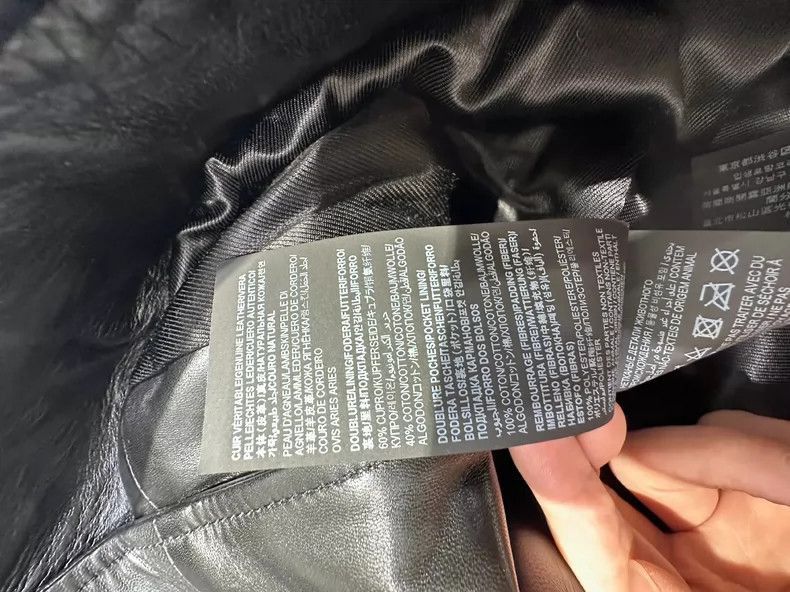 Saint Laurent Paris Saint Laurent Paris Solid color zipper leather jacket-2506 Size US XS / EU 42 / 0 - 8 Thumbnail