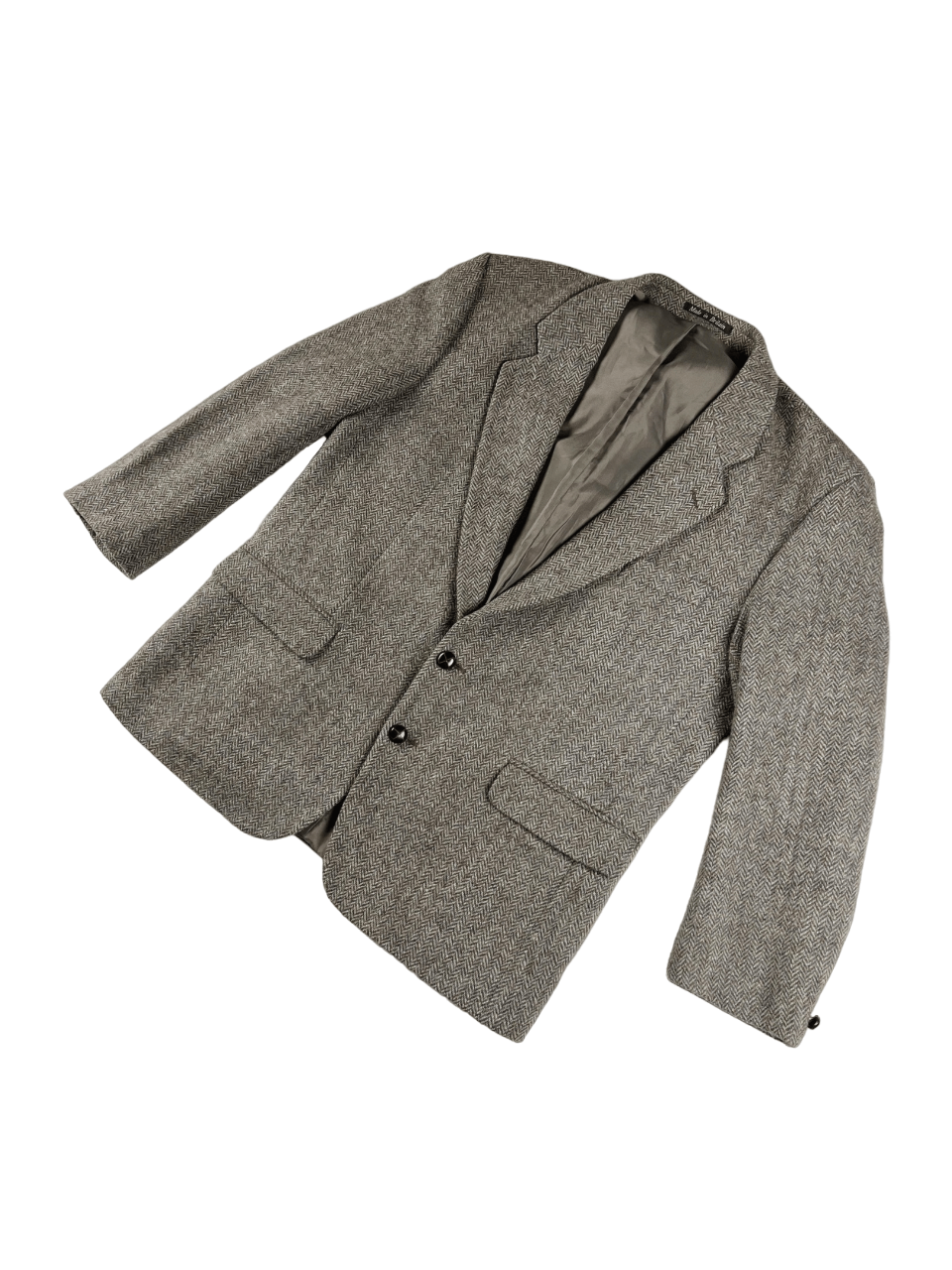 Harris Tweed × Vintage Vintage Harris Tweed Wool Blazer XL Size 52R - 2 Thumbnail
