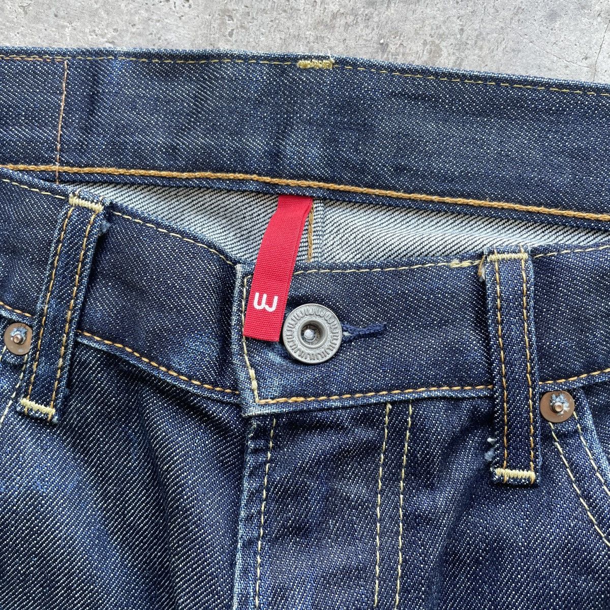Japanese Brand W31x30.5💥 Vintage Japanese Dark Blue Denim Jeans Pants Size US 31 - 6 Thumbnail