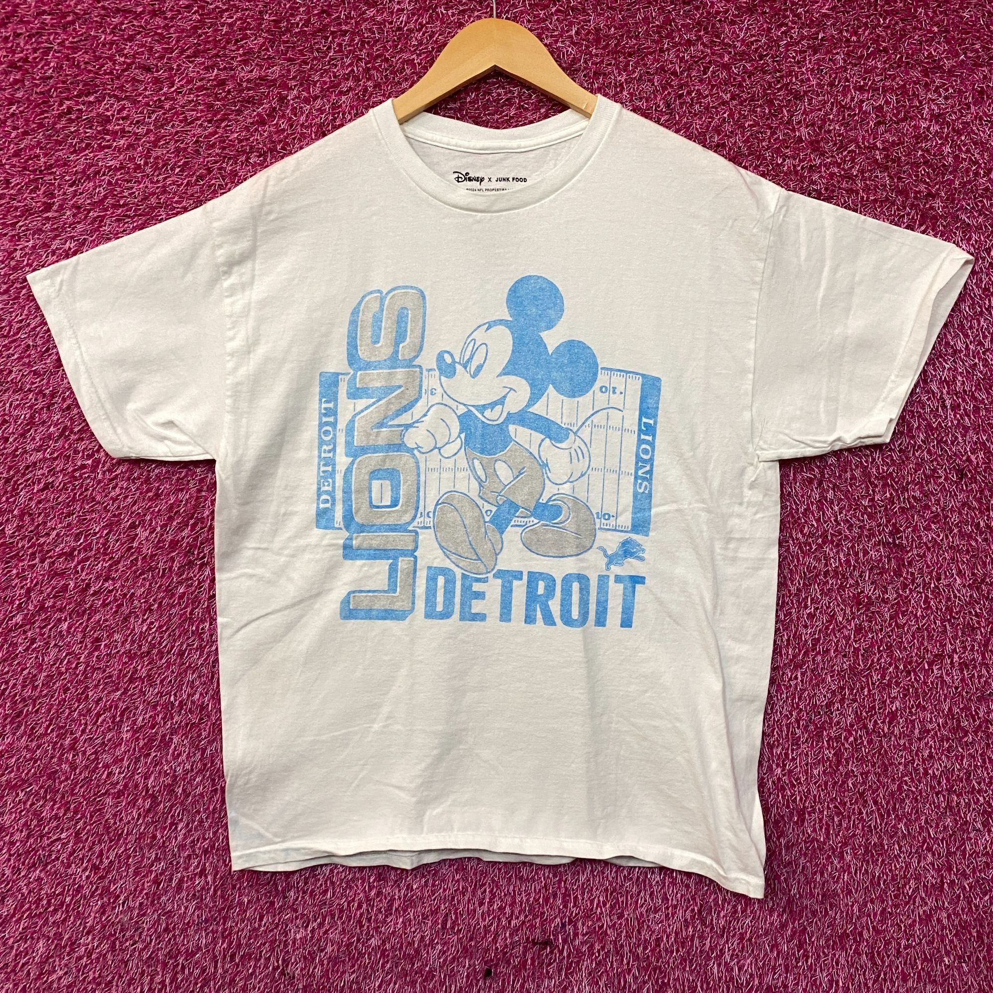 Junk Food Disney x Junk Food NFL Detroit Lions Mickey Mouse Field T-Sh Size US M / EU 48-50 / 2 - 1 Thumbnail