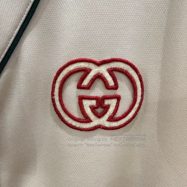 Gucci Gucci White and green double G hooded jacket Size S / US 4 / IT 40 - 6 Thumbnail