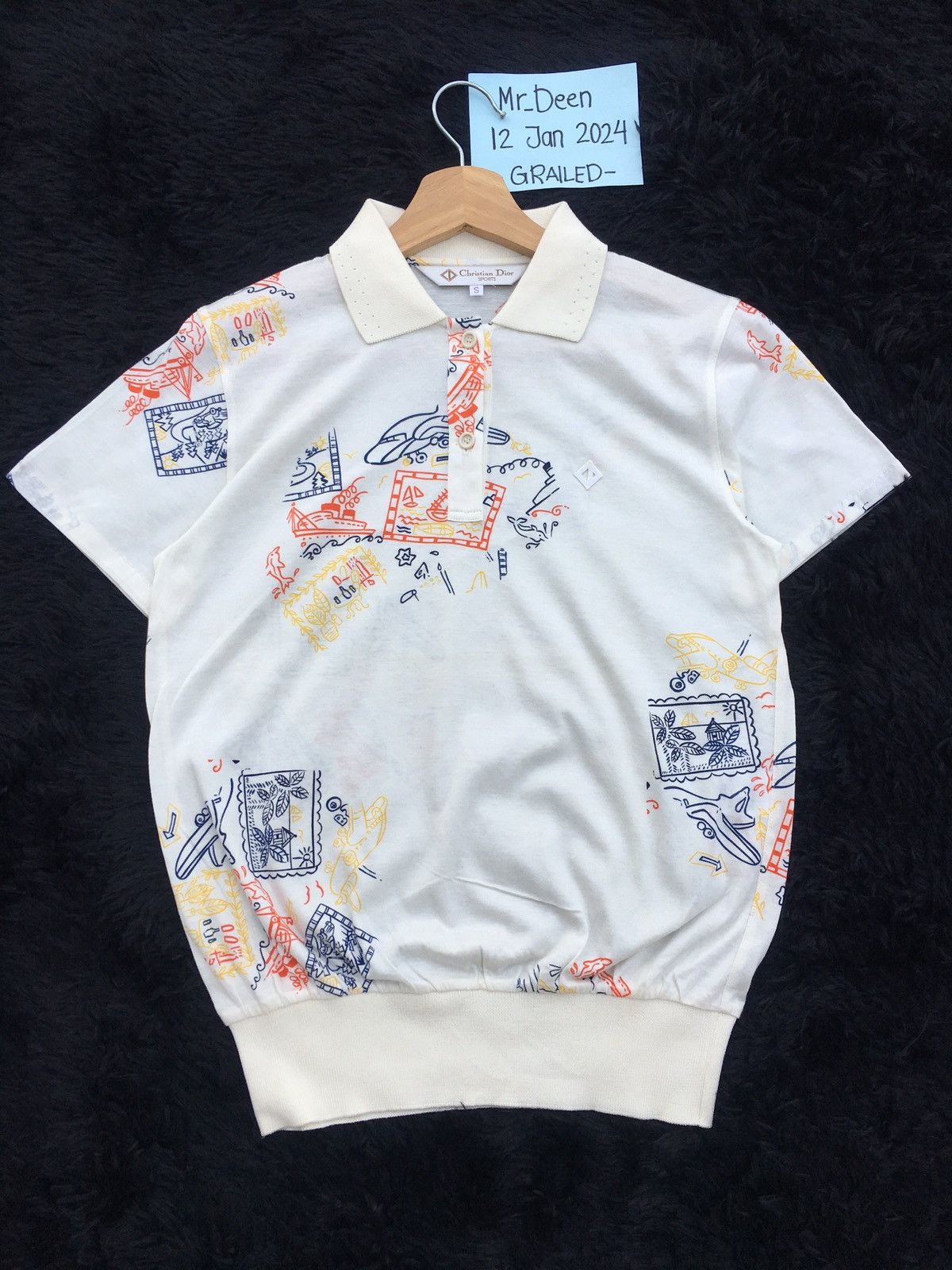 Christian Dior Monsieur Rare Vintage Christian Dior Collar Shirt Size US S / EU 44-46 / 1 - 1 Thumbnail