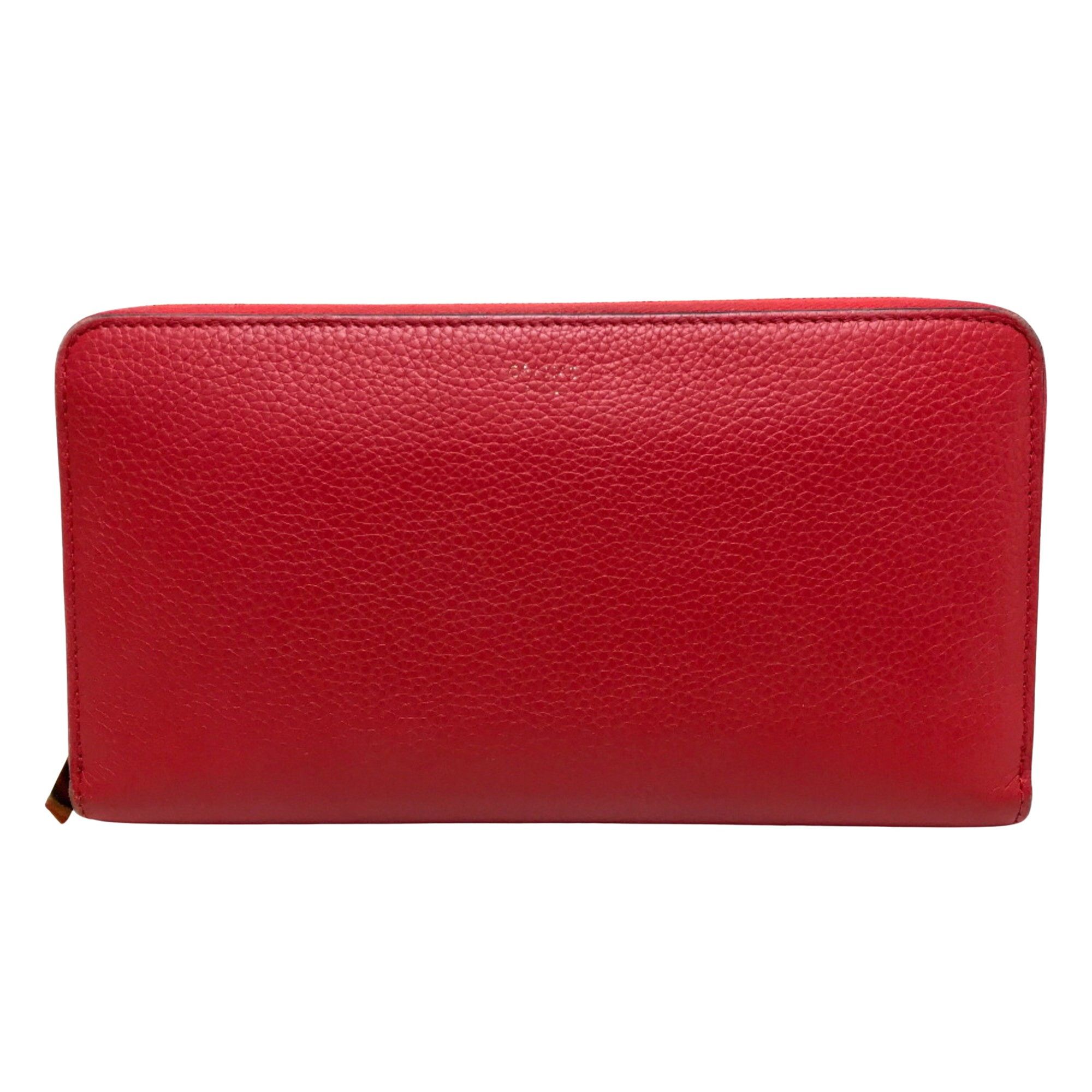 image of Celine Céline Wallet in Red, Women's
