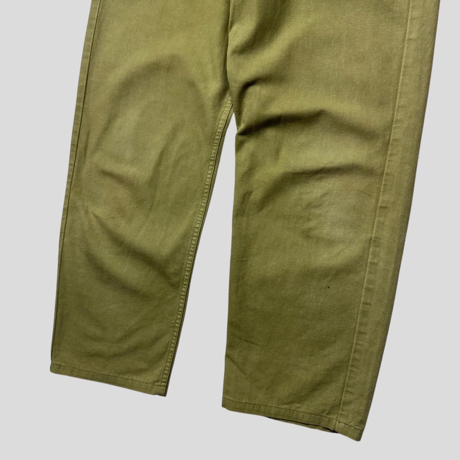 C.P. Company CP Company 1992 Ideas Massimo Osti Green Logo Trousers - 31 Size US 31 - 5 Thumbnail