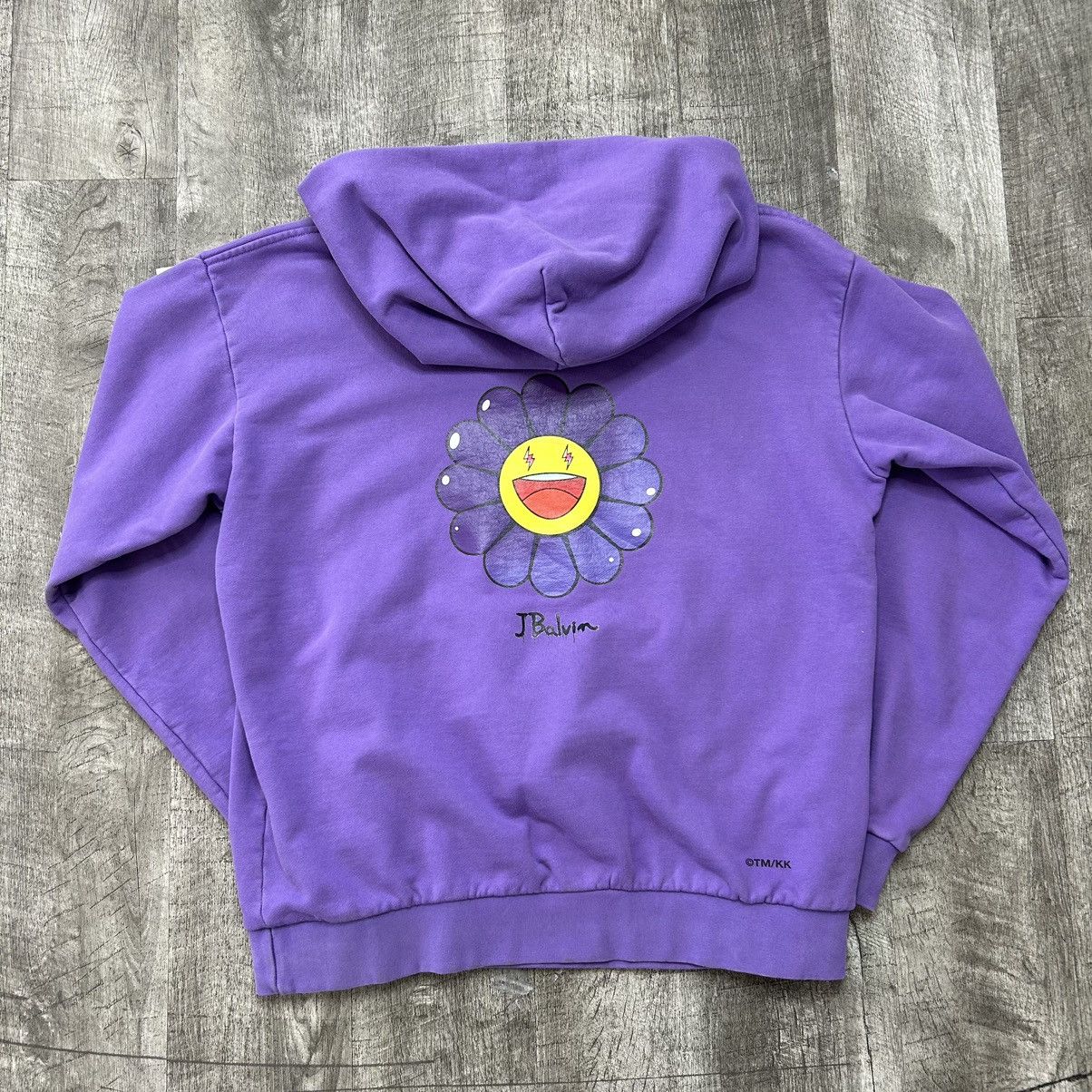 J Balvin Takashi Murakami Morado Purple Heavyweight Hoodie Size M Grailed