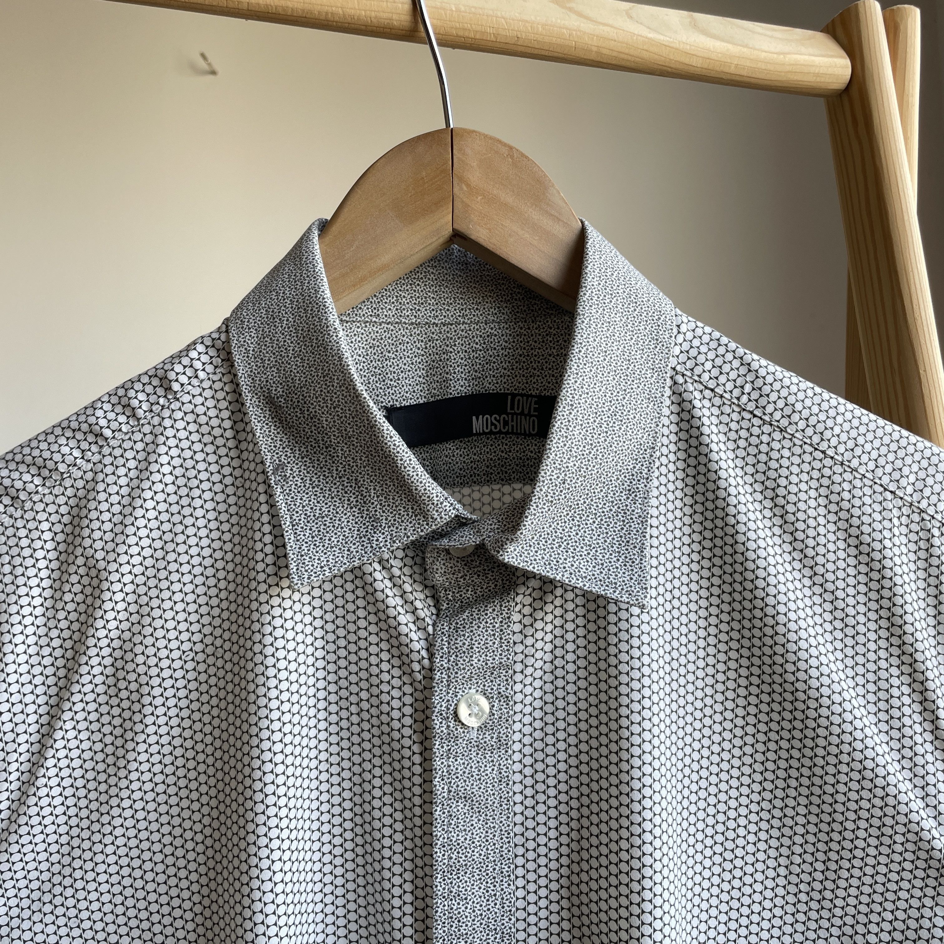 Moschino Love Moschino Pattern Short Sleeve Shirt Size L Size US L / EU 52-54 / 3 - 4 Thumbnail
