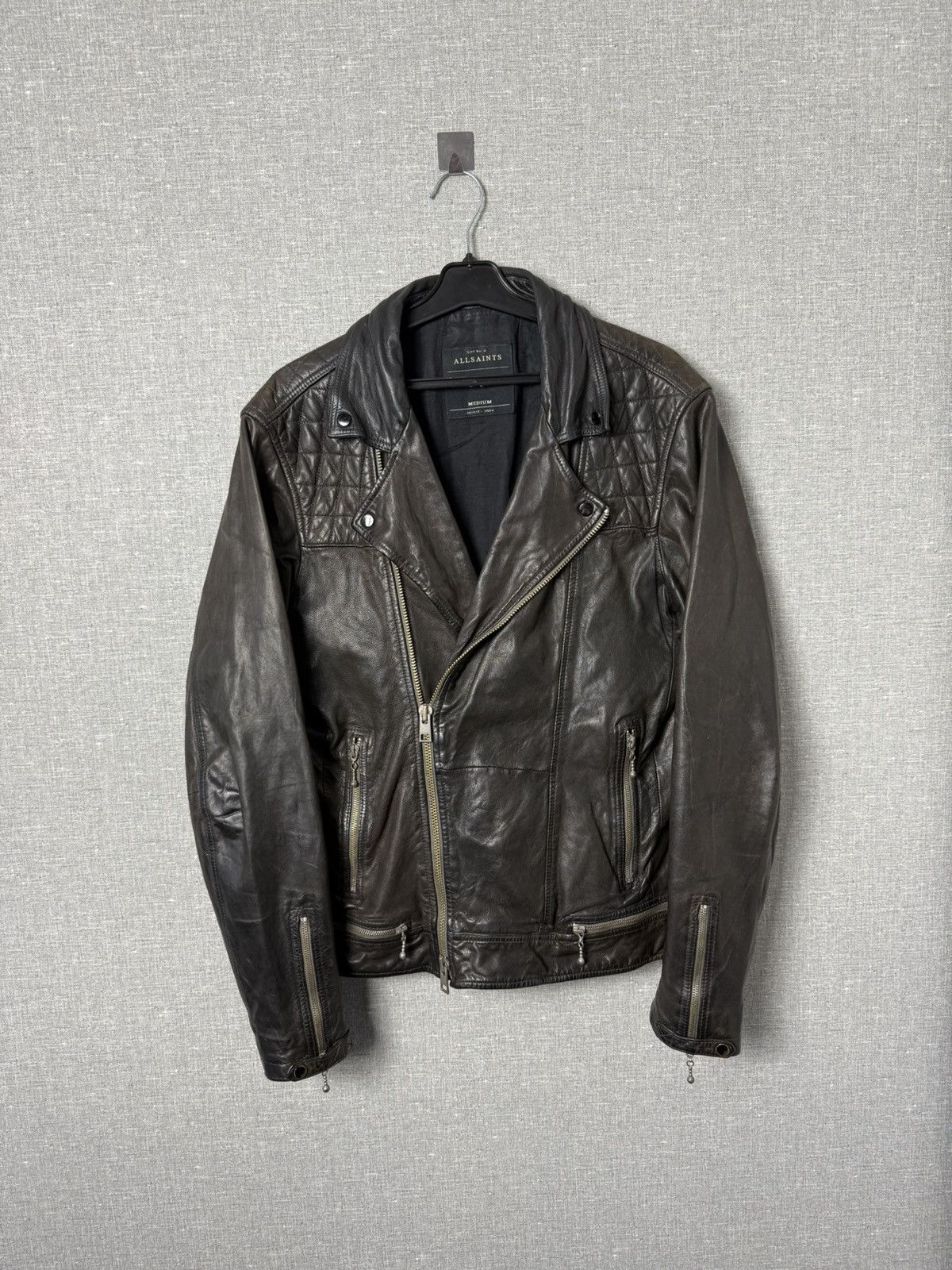 Style Allsaints Conroy Leather Biker Jacket AllSaints Conroy