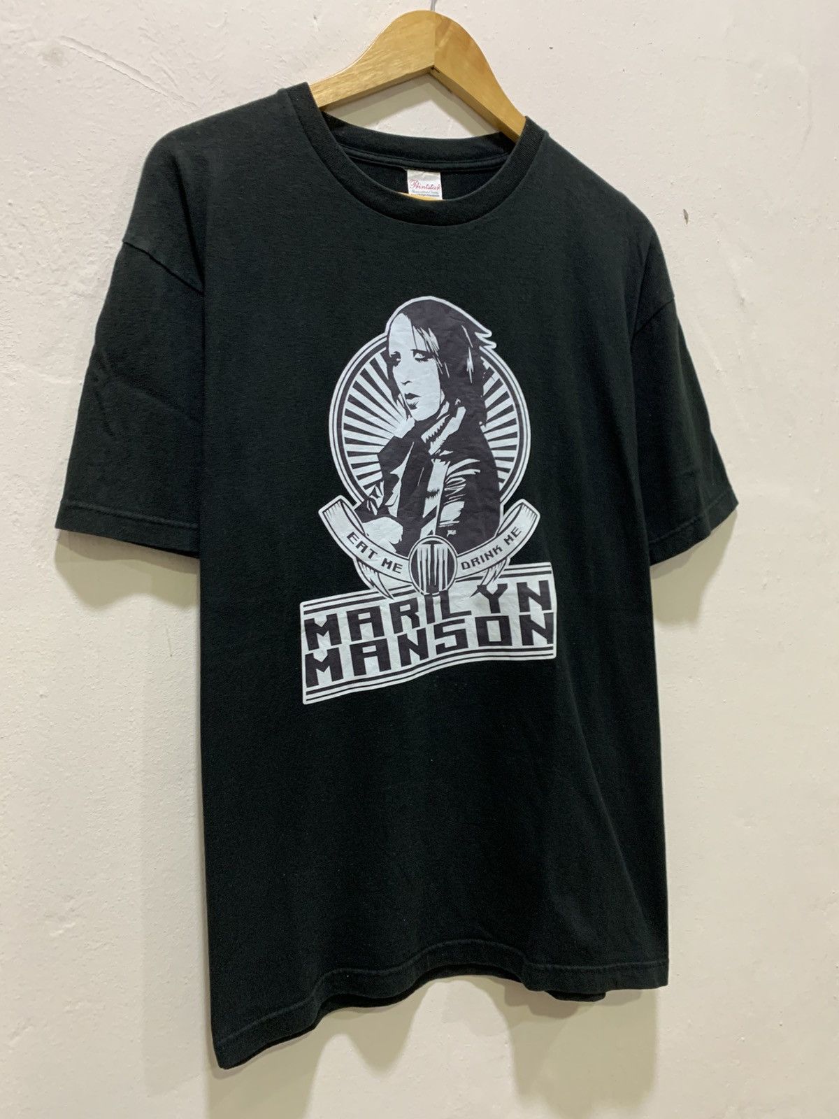 Band Tees Vintage Marilyn Manson Tee Black XL Size US XL / EU 56 / 4 - 2 Thumbnail