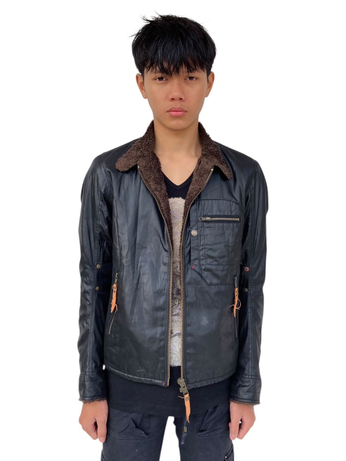14th Addiction 1990s Ball Italy - Nylon Biker Jacket Size US L / EU 52-54 / 3 - 2 Thumbnail