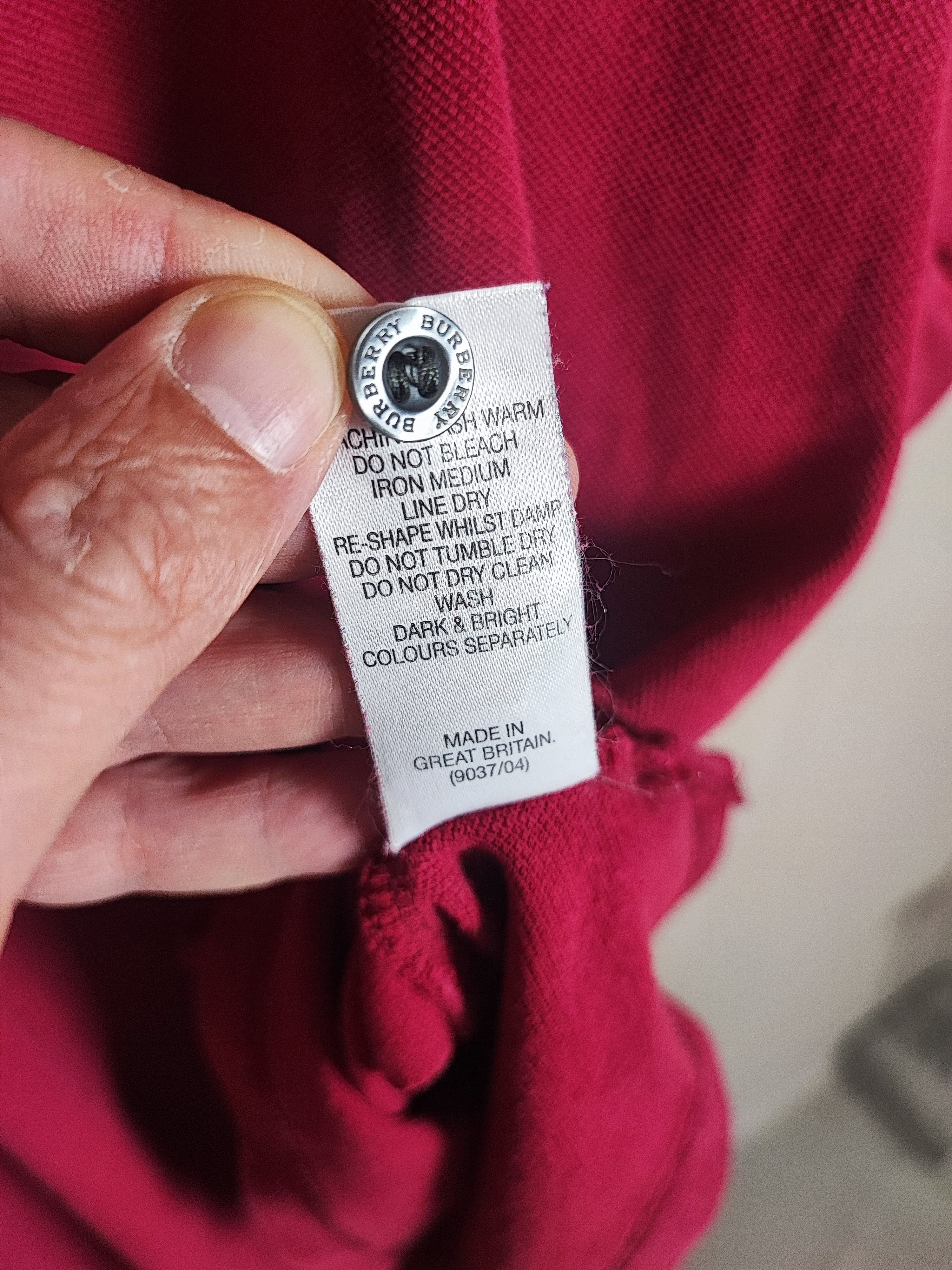 Burberry ⚠️Rare Burberry Polo with tartan pattern Size US M / EU 48-50 / 2 - 6 Thumbnail
