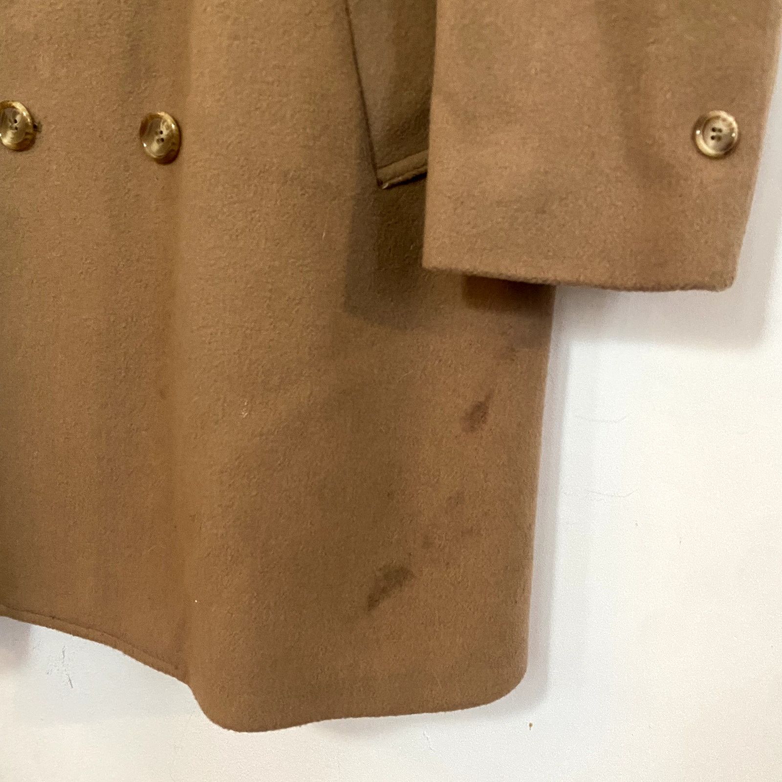 Vintage Vintage Camel Doublebreated 100% Wool Overcoat Casualcraft Size US L / EU 52-54 / 3 - 11 Thumbnail
