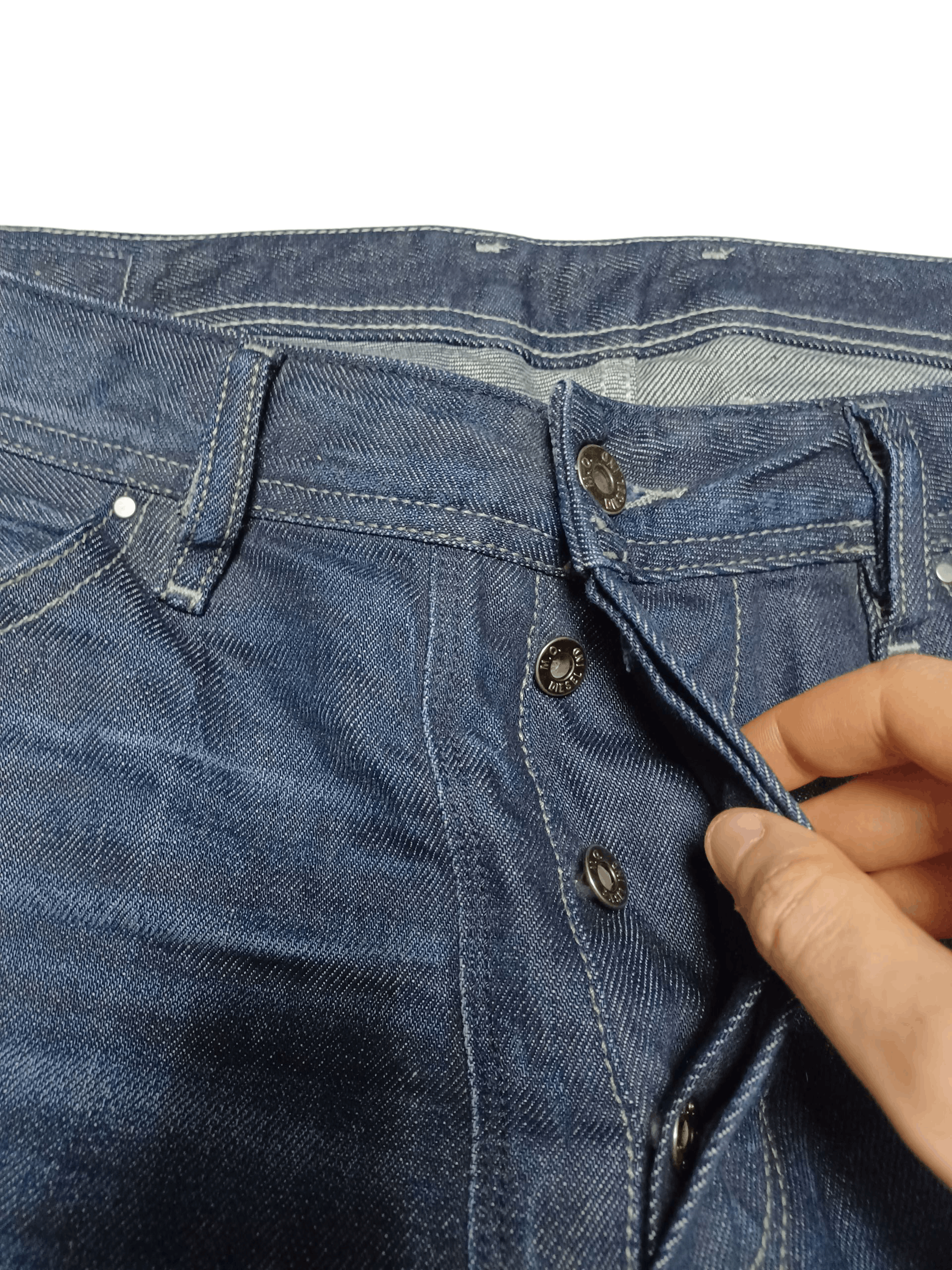 Diesel DIESEL MENNIT LUXURY ITALIAN JEANS DENIM W36 L32 Size US 36 / EU 52 - 3 Thumbnail