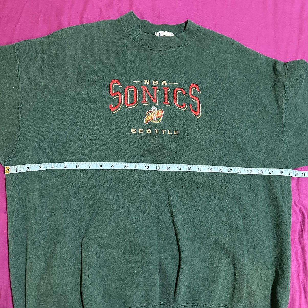 Lee Vintage Seattle Sonics Sweatshirt Crewneck XXL Supersonics Size US XXL / EU 58 / 5 - 7 Thumbnail