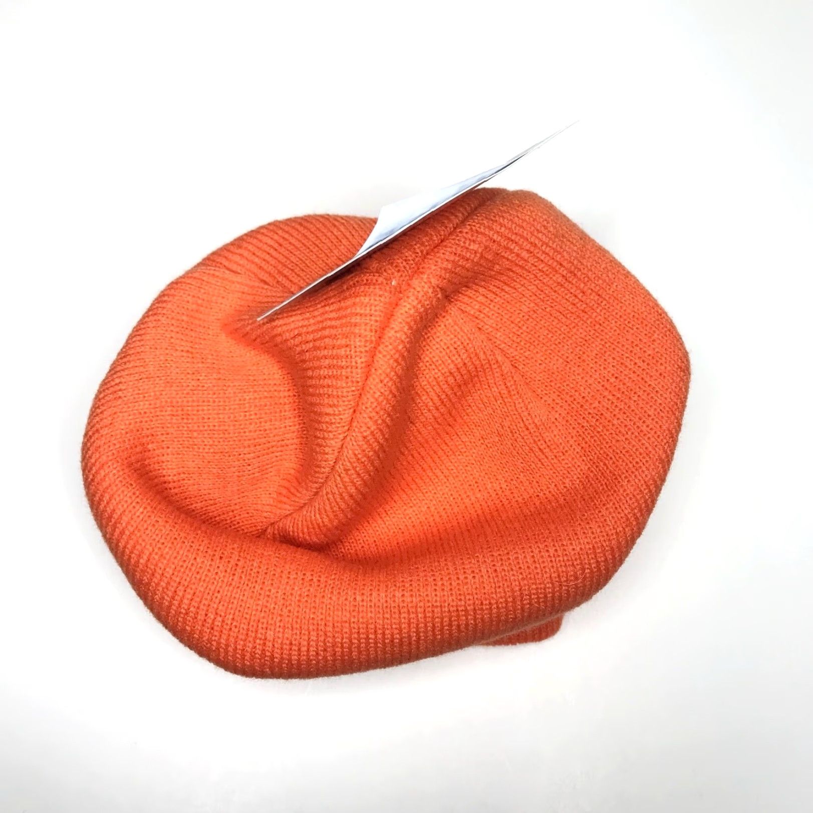 Vintage Wells Lamount Beanie Mens Unisex Orange Knit Hat Knit Beanie Size ONE SIZE - 3 Thumbnail