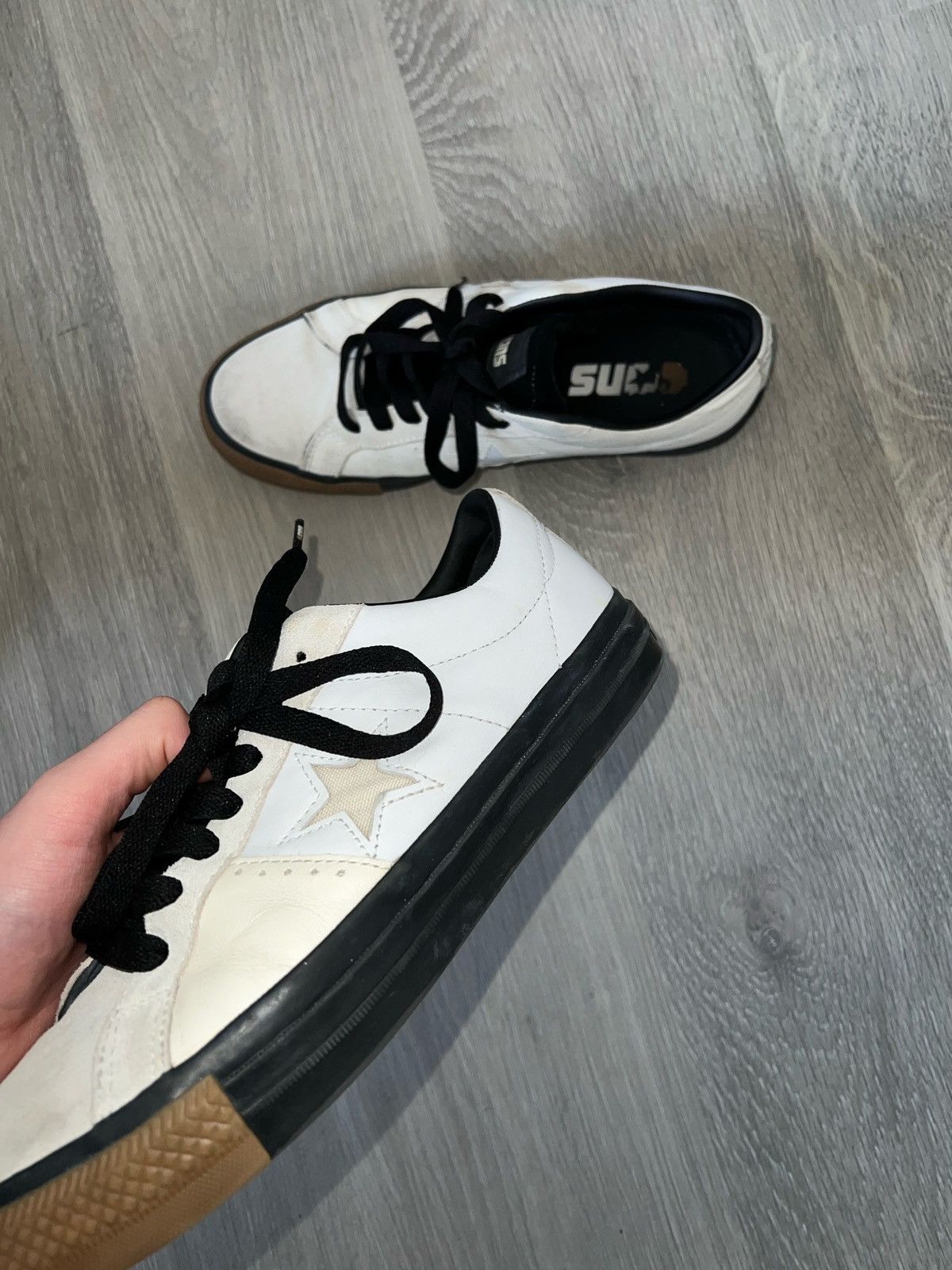 Carhartt Wip × Converse Converse Carhartt WIP x One Star Pro Cons Low 'White Black' Size US 9.5 / EU 42-43 - 3 Thumbnail
