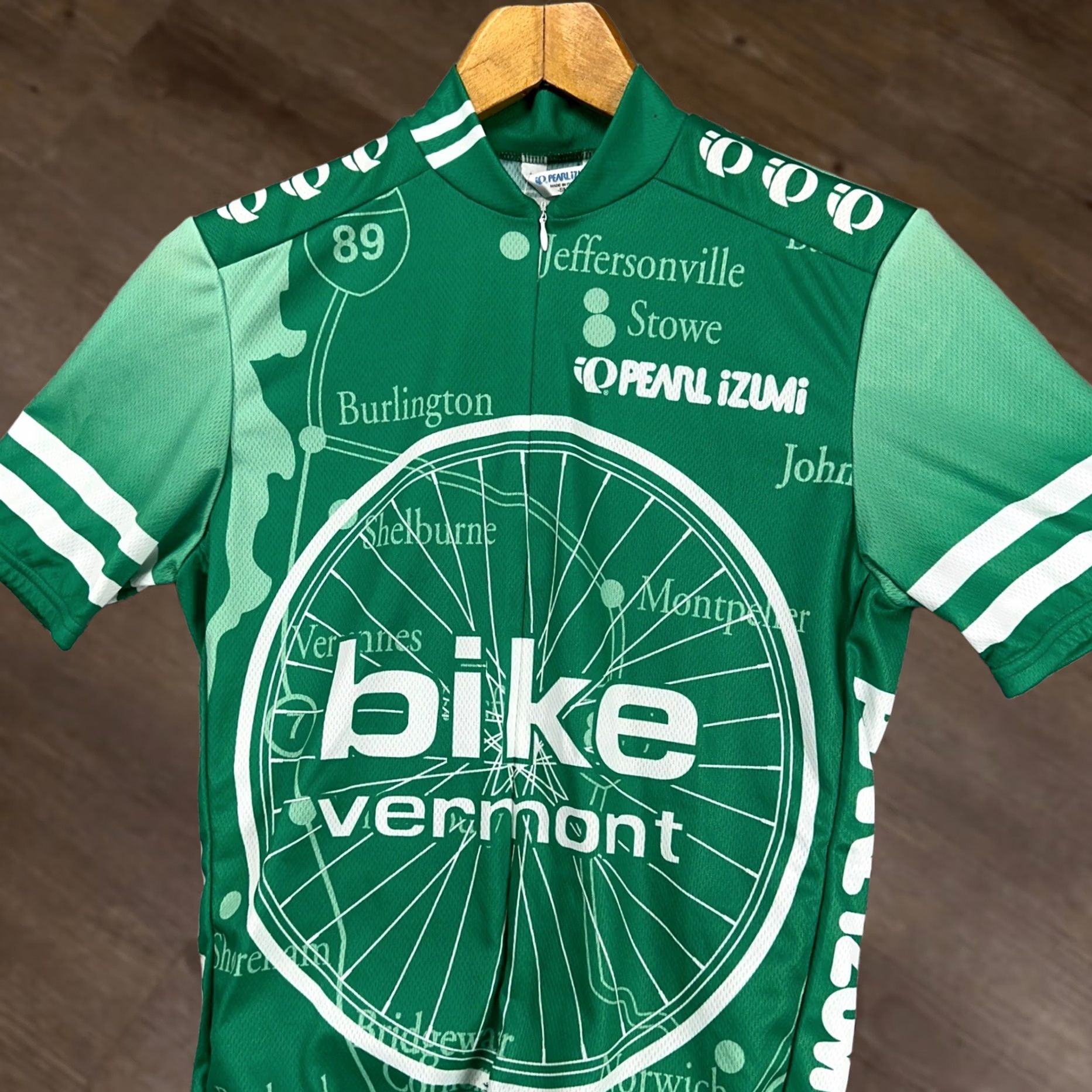 PEARL iZUMi Pearl Izumi Escape Jersey Shirt Green Small Graphic 1/4 Zip Cycling Mens Short Sleeve NEW Size US S / EU 44-46 / 1 - 1 Thumbnail