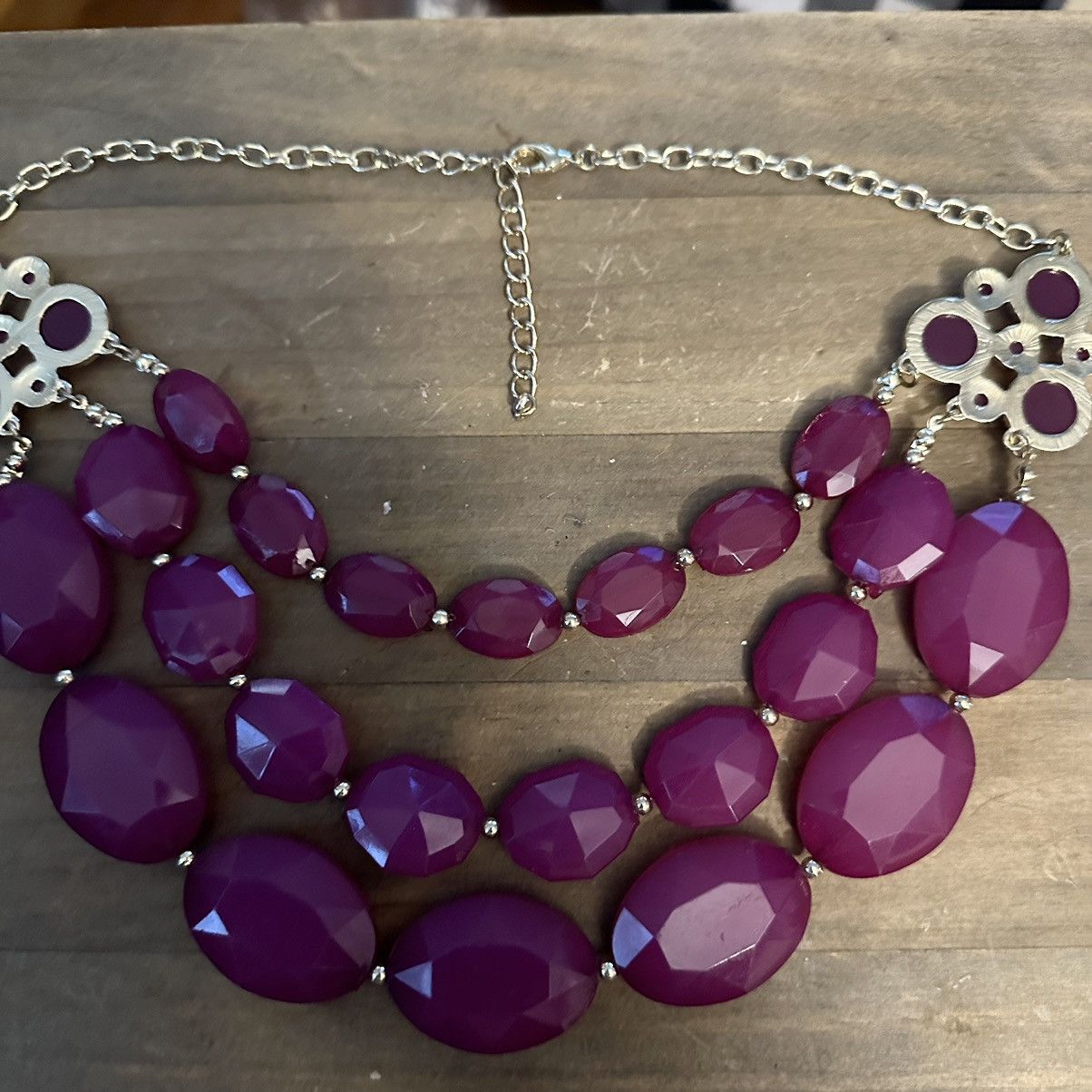 Other Layered raspberry bead statement necklace Size ONE SIZE - 3 Thumbnail