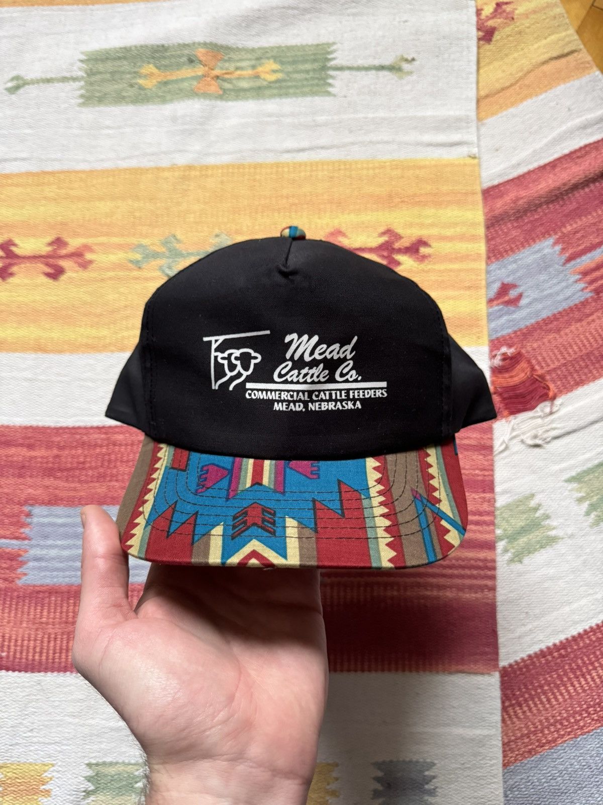 Vintage Vintage Mead Cattle Co Mead Nebraska USA Hat Size ONE SIZE - 2 Thumbnail