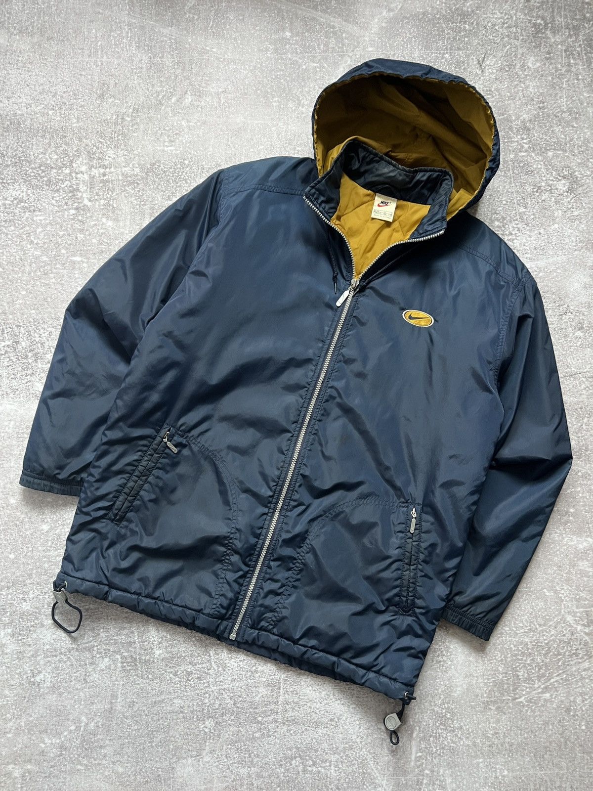Nike Nike Vintage Jacket Big Logo Cental Swoosh Streetwear Size US XL / EU 56 / 4 - 1 Thumbnail
