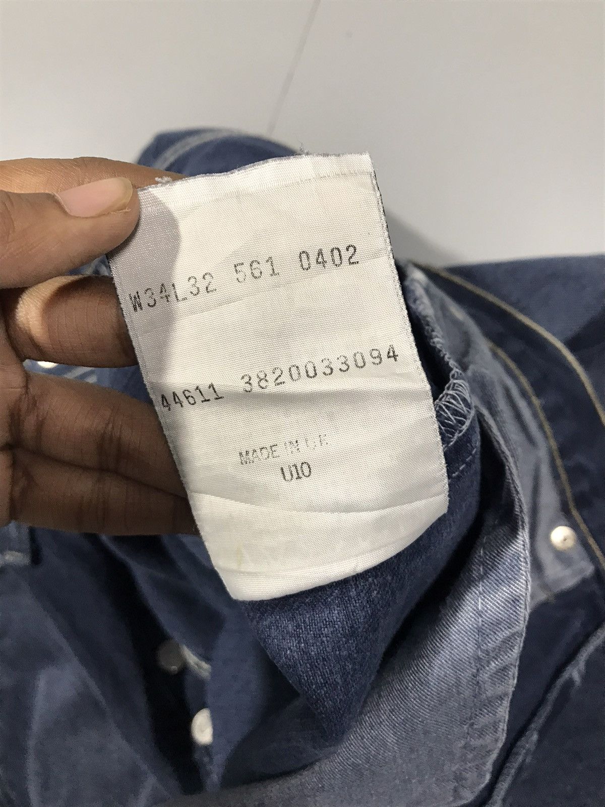 Levi's Vintage Levi’s buckle belt denim Size US 34 / EU 50 - 10 Thumbnail