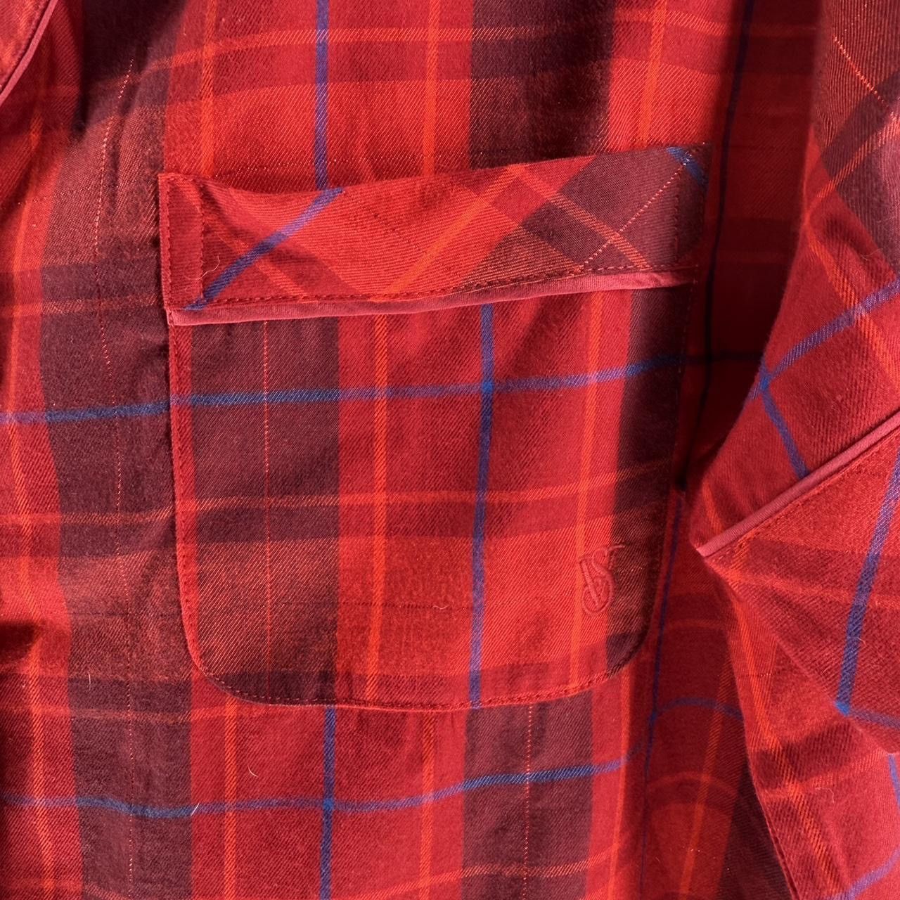 Victoria's Secret Victoria's Secret Red Plaid Button Up Sleep Top Size Large Size L / US 10 / IT 46 - 2 Thumbnail