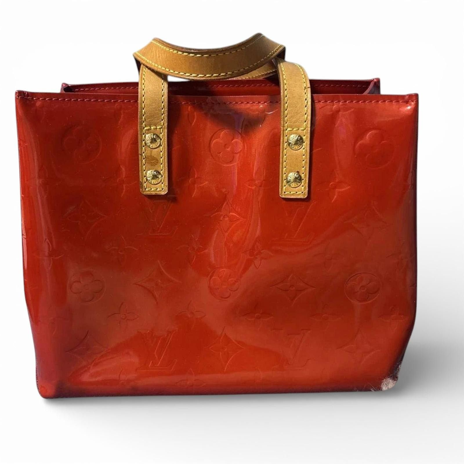 Louis Vuitton - Vernis Leather Handbag Red