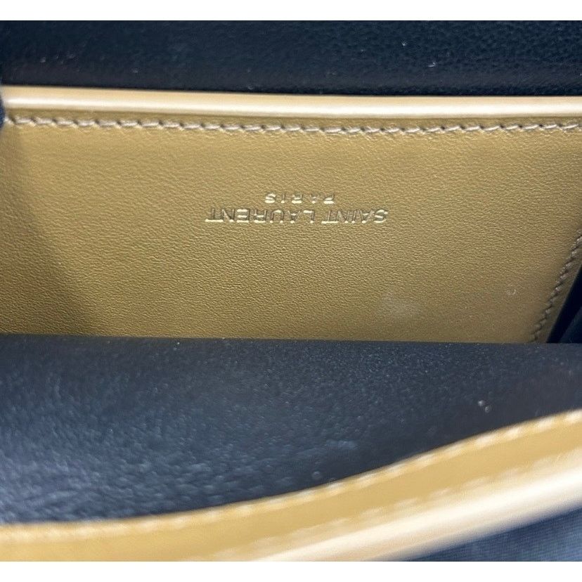 Yves Saint Laurent Saint Laurent Ysl Tan Leather Clutch/chain wallet Size ONE SIZE - 8 Thumbnail