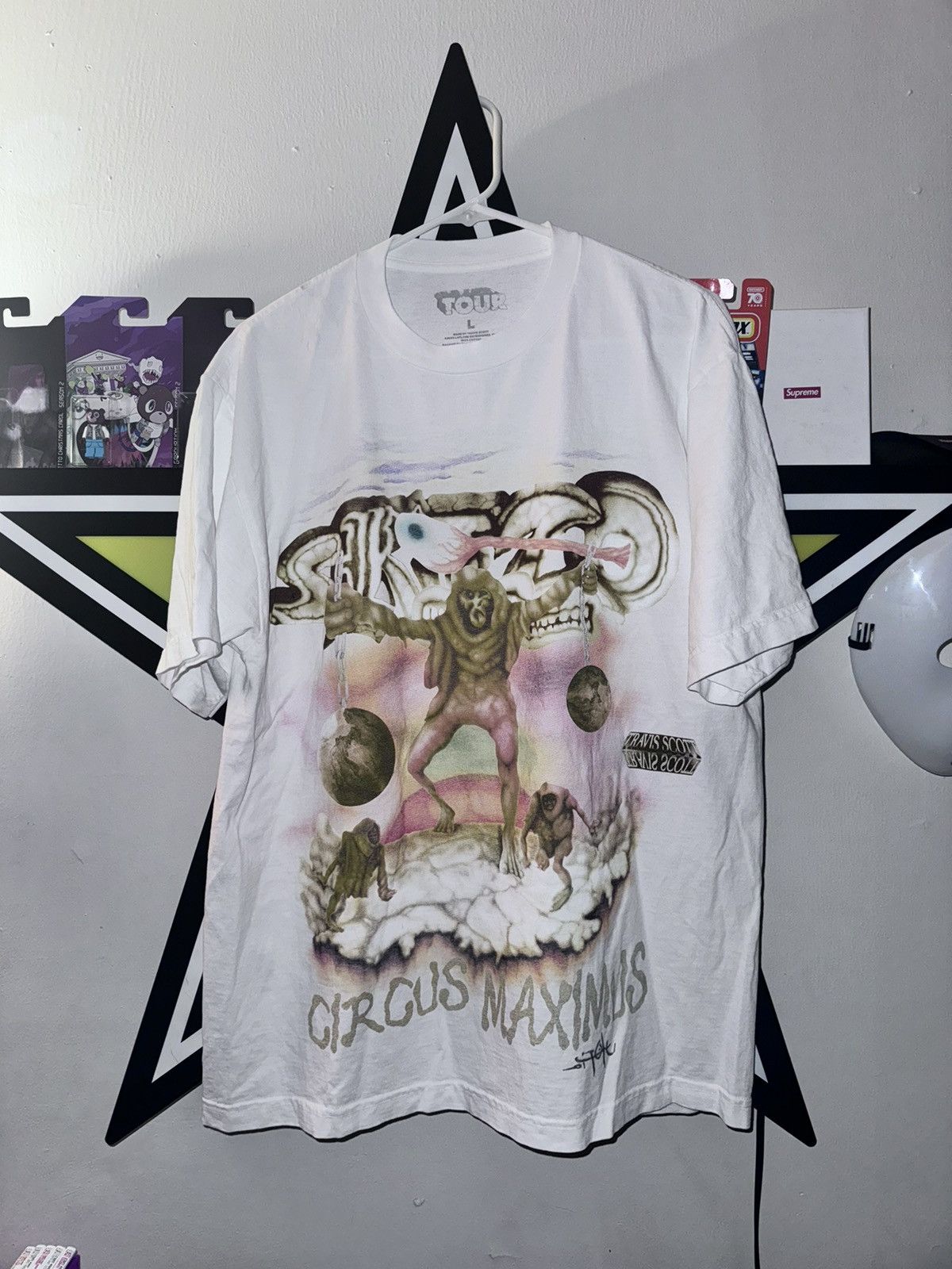 Travis Scott Travis Scott Circus Maximus Tee Size US L / EU 52-54 / 3 - 1 Thumbnail