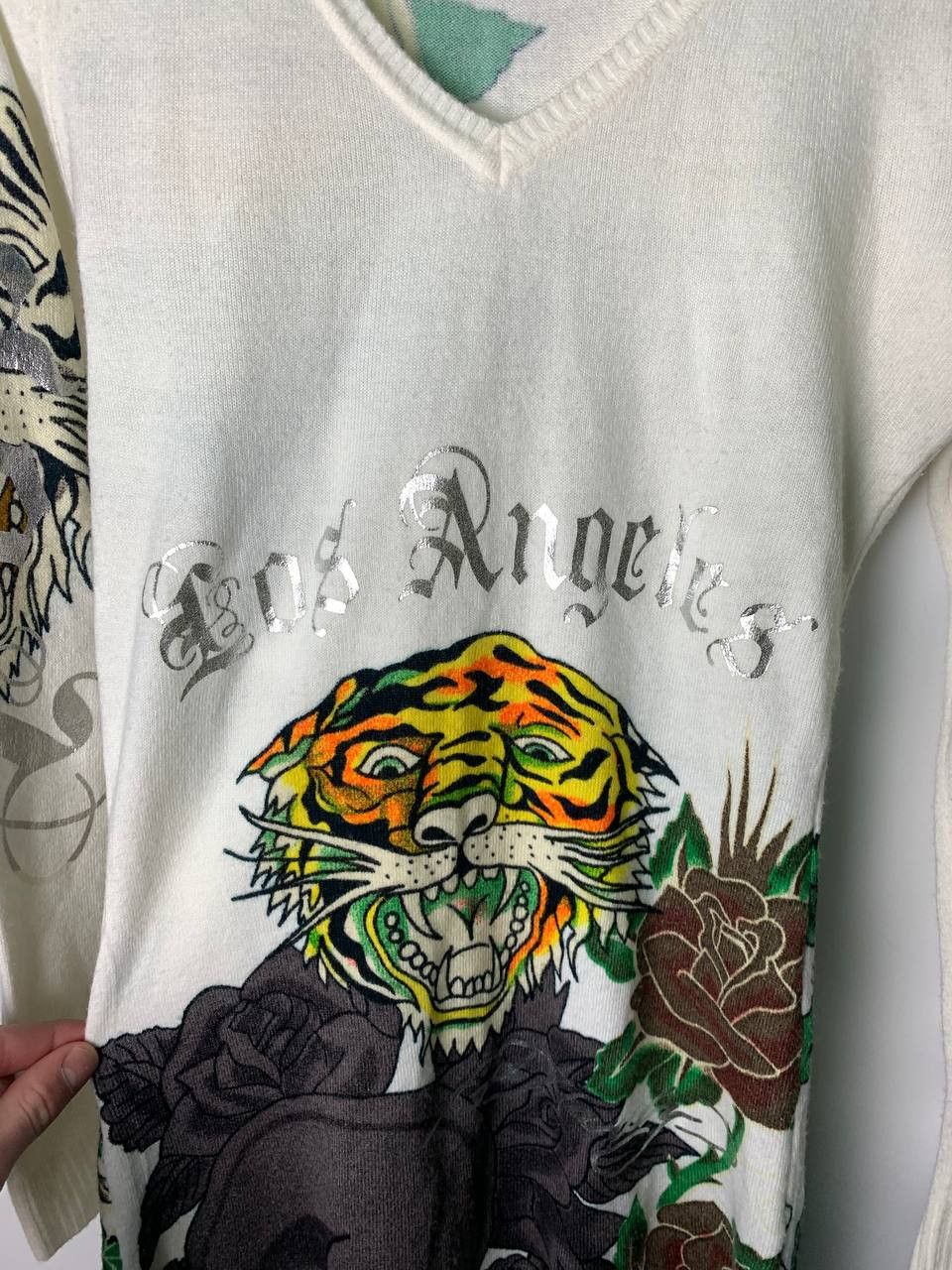Vintage streetwear Y2K sportswear Ed Hardy long sleeve