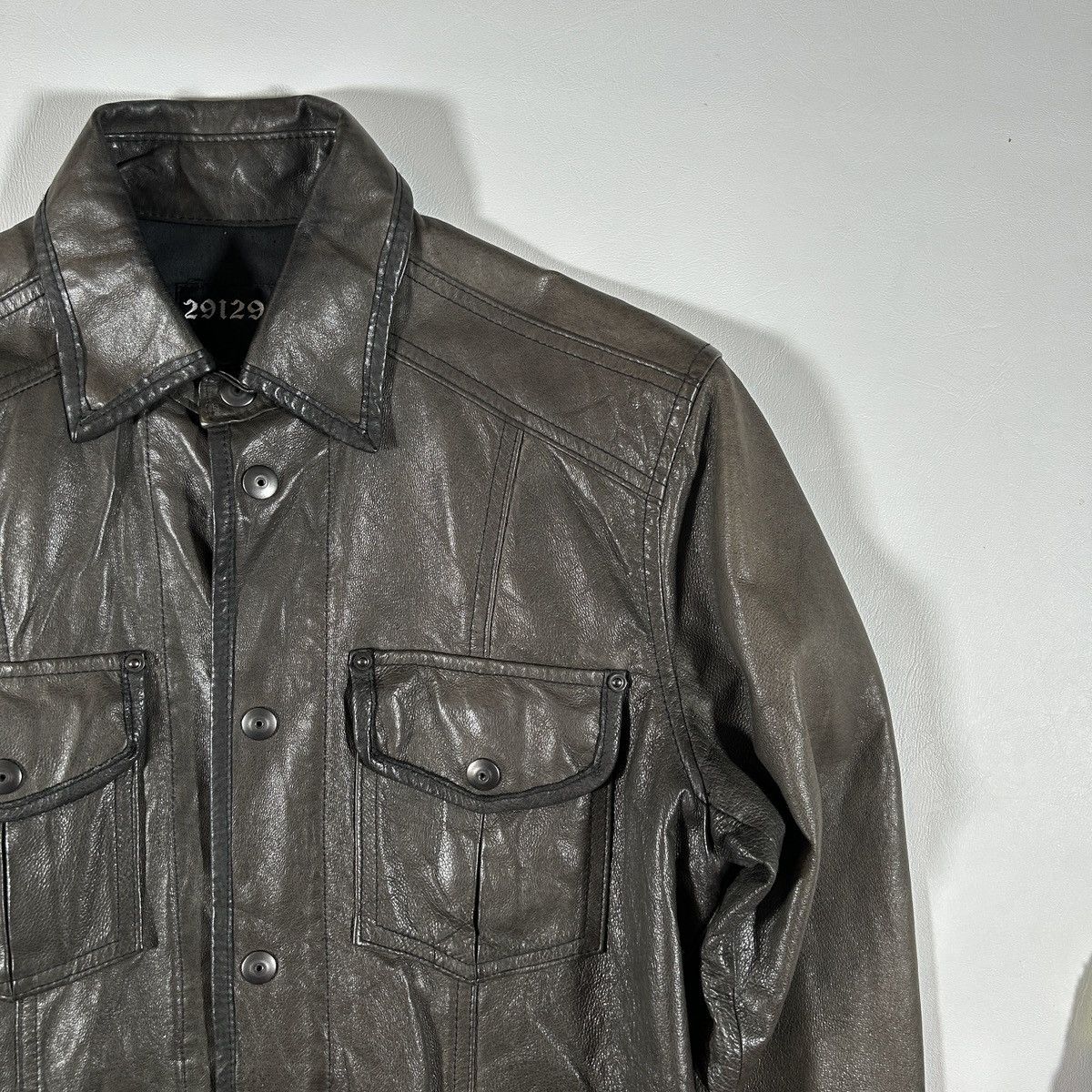 291295=Homme 🔻291295 = Homme Leather Shacket🔻 Size US M / EU 48-50 / 2 - 2 Thumbnail