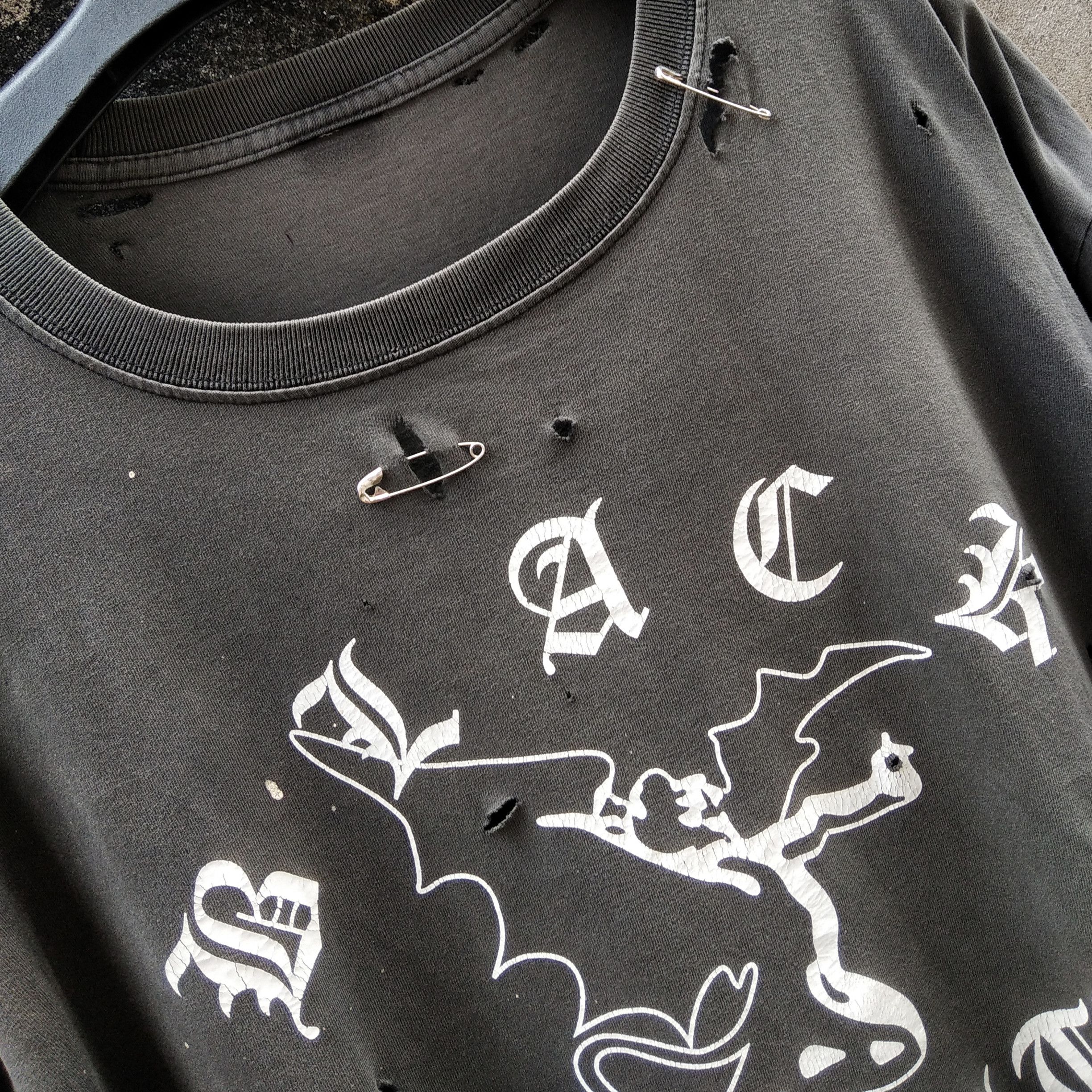 4GSELLER Vintage Early 00's BLACK SABBATH Thrashed T-Shirt Size US XL / EU 56 / 4 - 4 Thumbnail