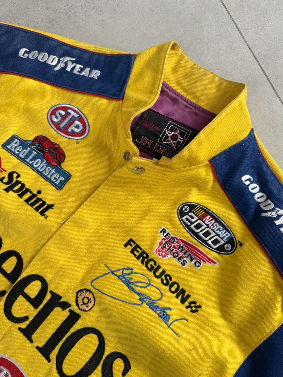 Jeff Hamilton 200s NASCAR Cheerios Racing Jacket John Andretti Size US M / EU 48-50 / 2 - 4 Thumbnail