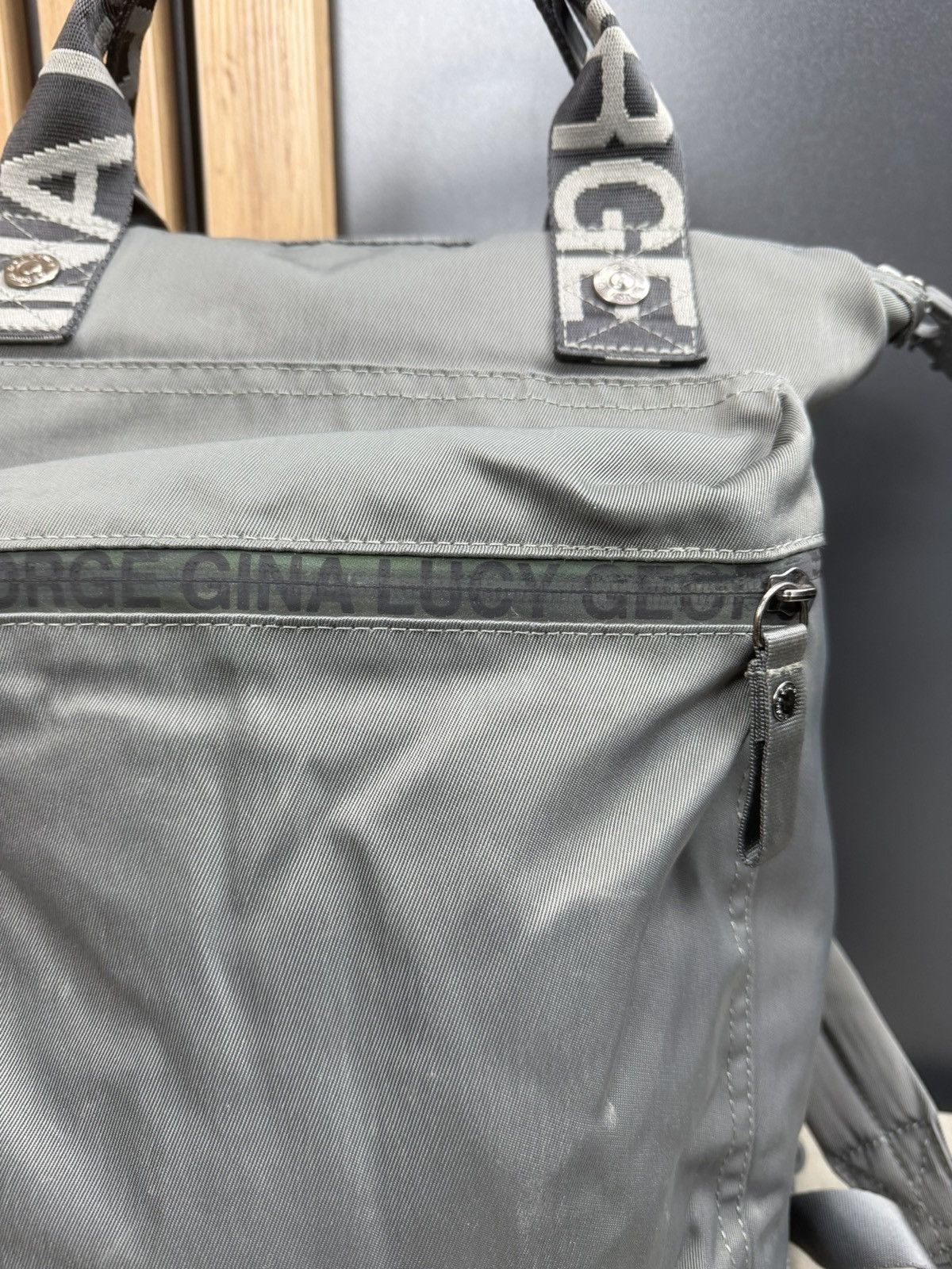 Vintage George Gina & Lucy Monokissed Gray Backpack Size ONE SIZE - 3 Thumbnail