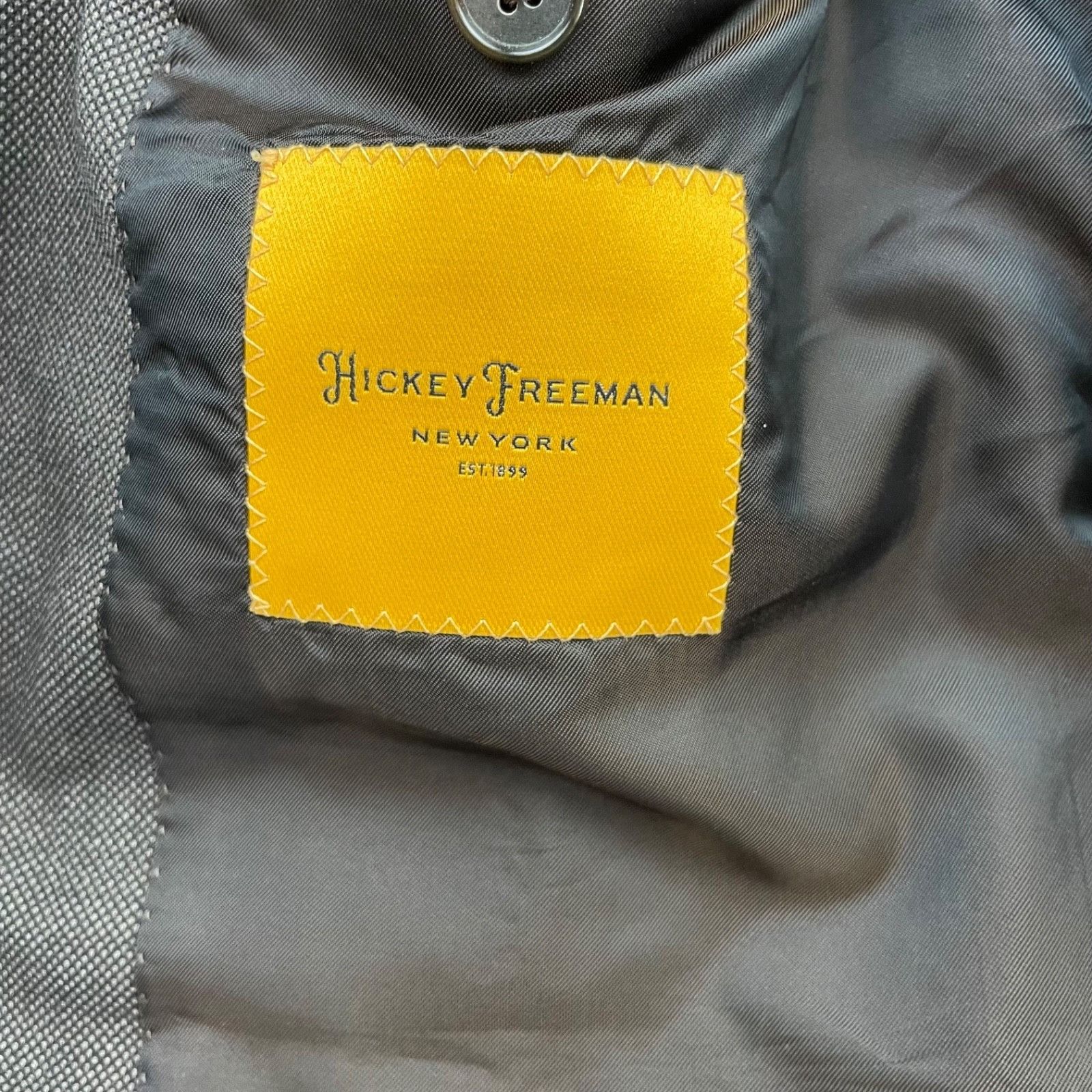 Hickey Freeman Hickey Freeman x Maus Hoffman Men’s Suit Brown Birdseye • US Size 44L - 6 Thumbnail