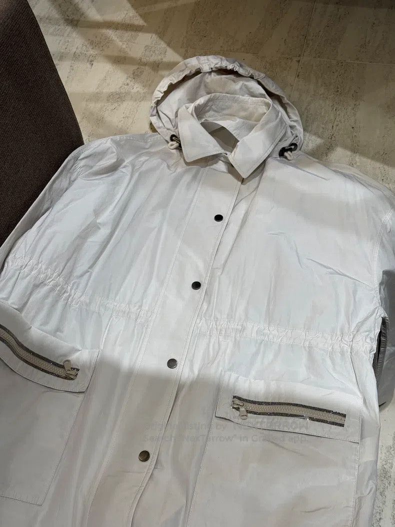 Brunello Cucinelli Brunello Cucinelli Women's Long Reversible Trench Coat Size XXS / US 00 / IT 34 - 2 Thumbnail