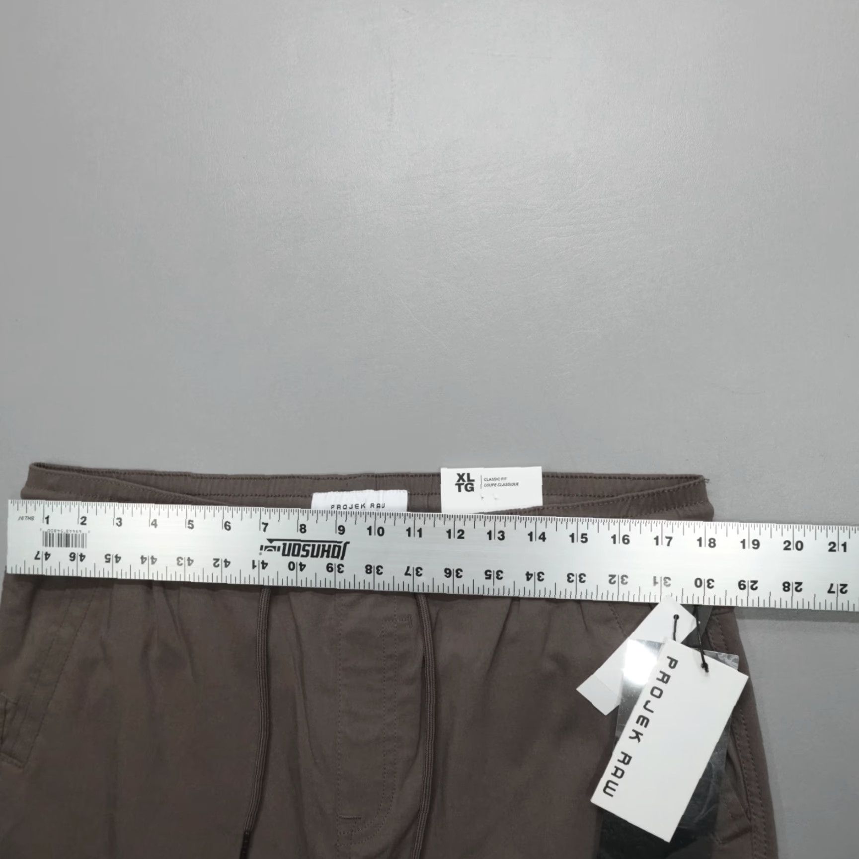 Vintage Projek Raw Bungee flex Cargo Pants Men's XL Mocha Nylon Spandex Rayon Athletic Slim Tapered 5-Pocket Cargo Pants Mens XL Mocha Size US 36 / EU 52 - 4 Thumbnail