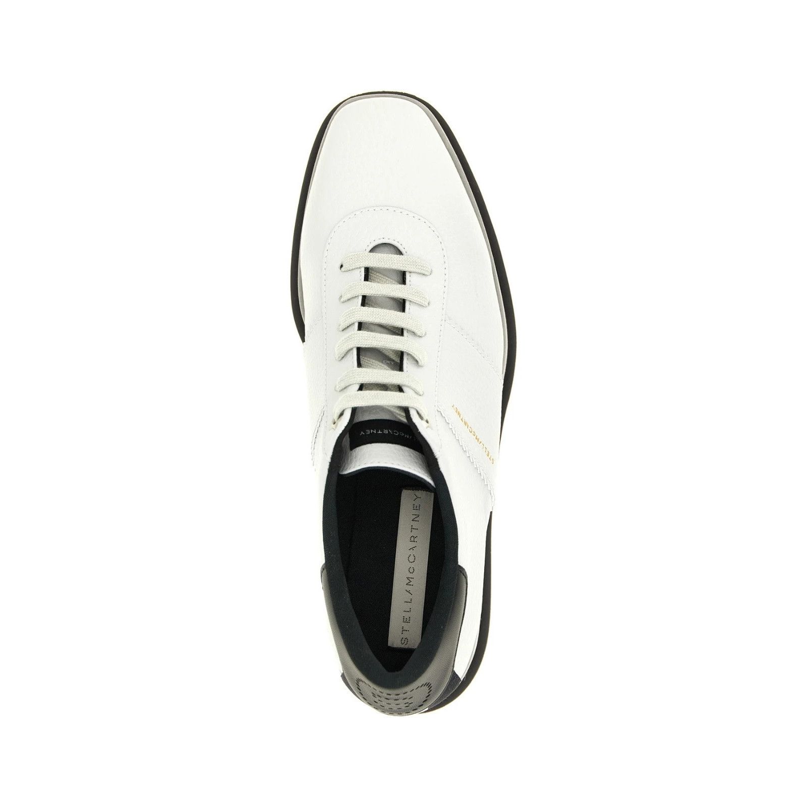 Stella McCartney STELLA MCCARTNEY Sneakelyse Platform White Leather Sneakers Size US 8 / IT 38 - 4 Thumbnail