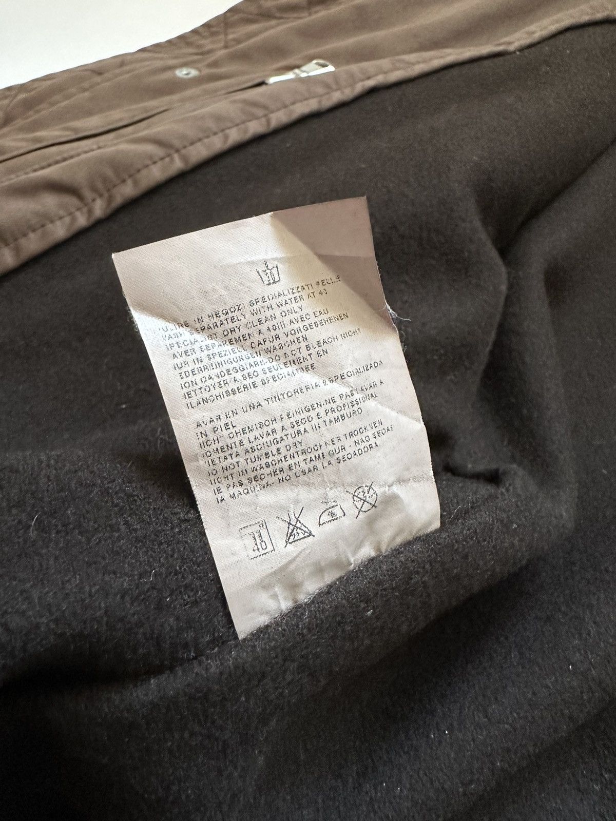Vintage 2005AW C.P.COMPANY MADE IN ITARY LEATHER SWITCHING COAT Size US M / EU 48-50 / 2 - 17 Thumbnail