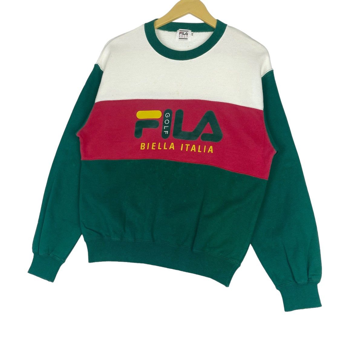 Fila Fila Biella Italia Sweatshirt Crewneck Pull Jumper Size US S / EU 44-46 / 1 - 3 Thumbnail