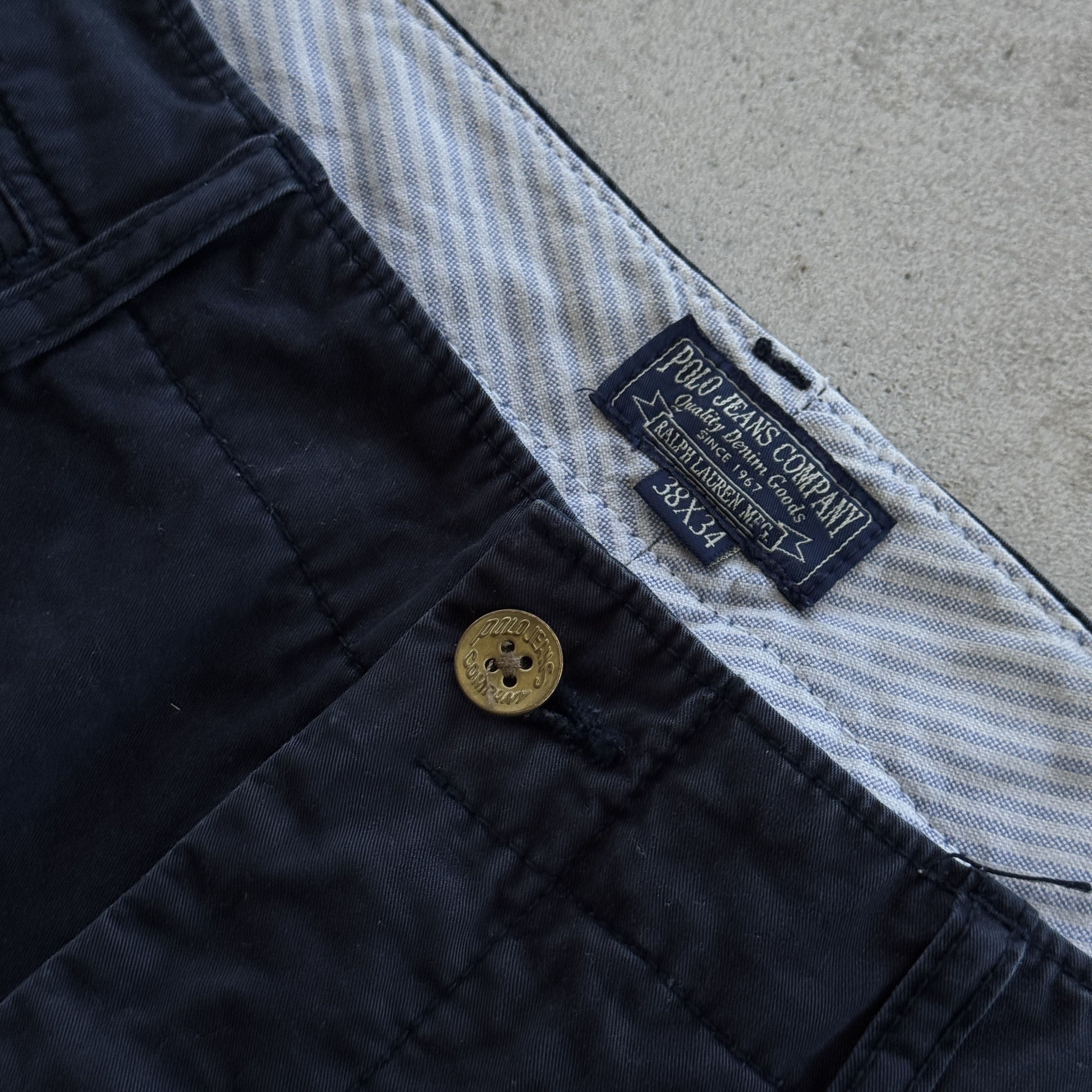 Polo Ralph Lauren Polo Jeans Co Ralph Lauren Navy Chino Pants Flag Logo 38x34 Size US 38 / EU 54 - 6 Thumbnail
