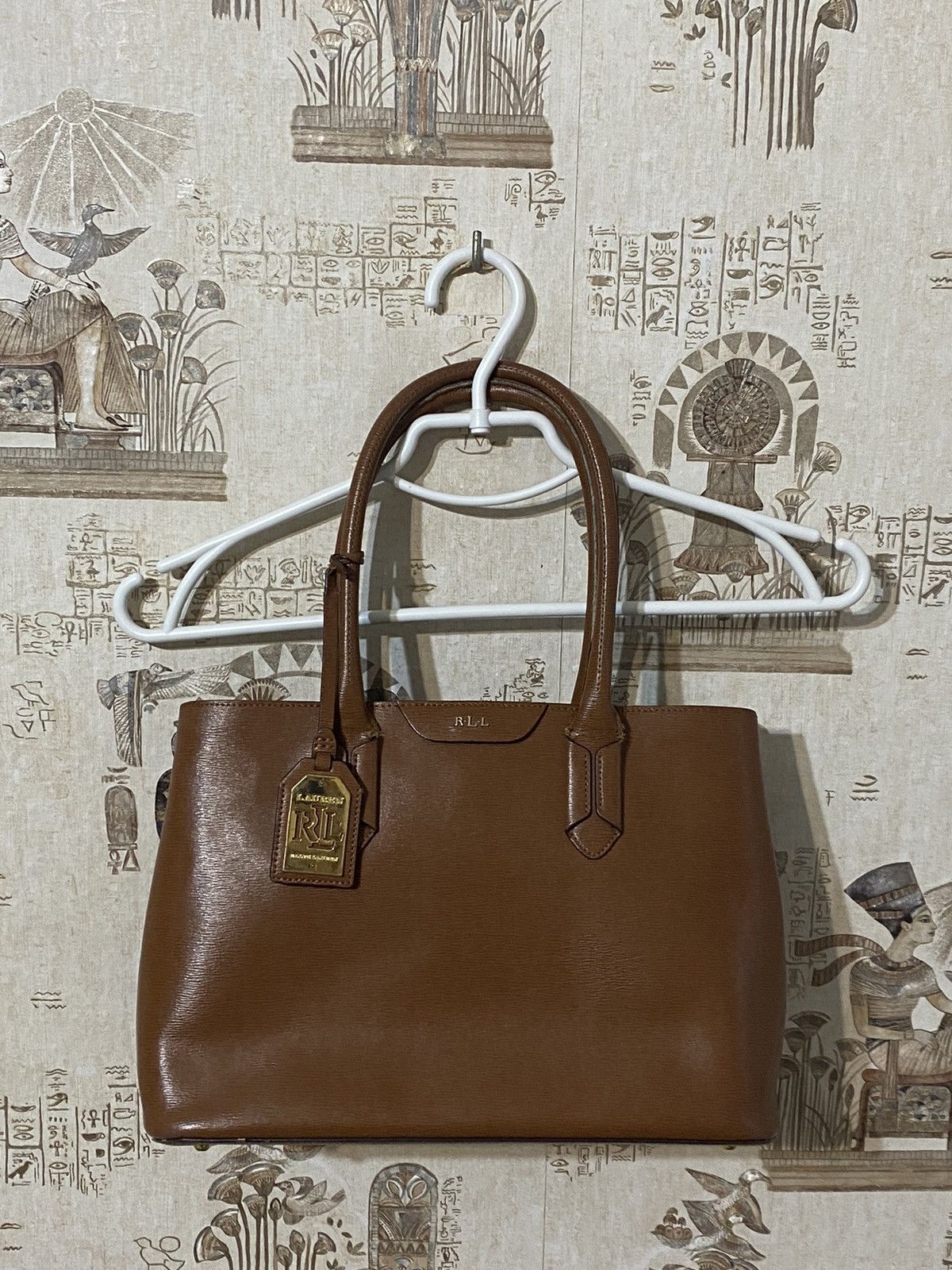 Lauren Ralph Lauren Ralph Lauren Lauren Ralph Lauren Leather City Shopper Tote Bag Grailed