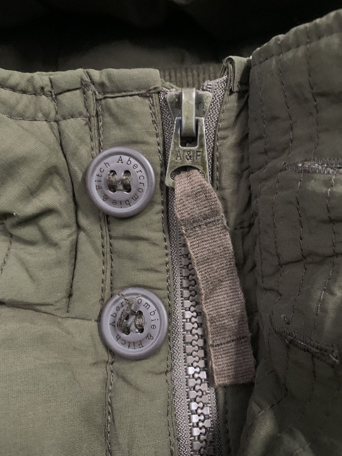 Abercrombie & Fitch Abercrombie & Fitch New York Puffer Hooded Kempshall Jacket Size US L / EU 52-54 / 3 - 7 Thumbnail