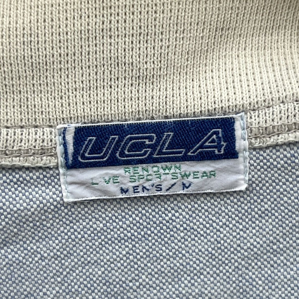 Vintage “VINTAGE” UCLA STAFF DISTRESS ZIP UP BLUE JACKET Size US M / EU 48-50 / 2 - 23 Thumbnail