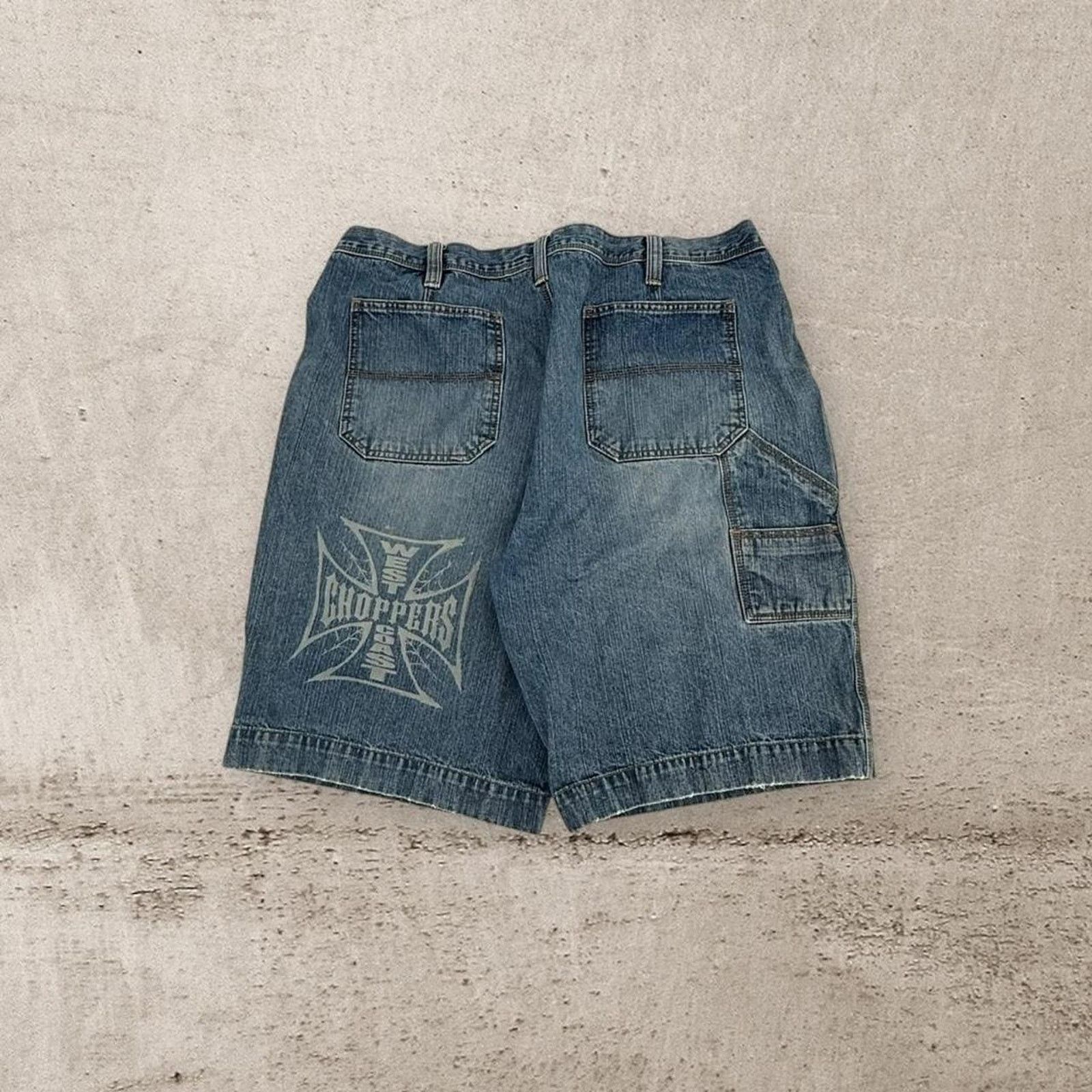 Vintage west coast choppers baggy jorts