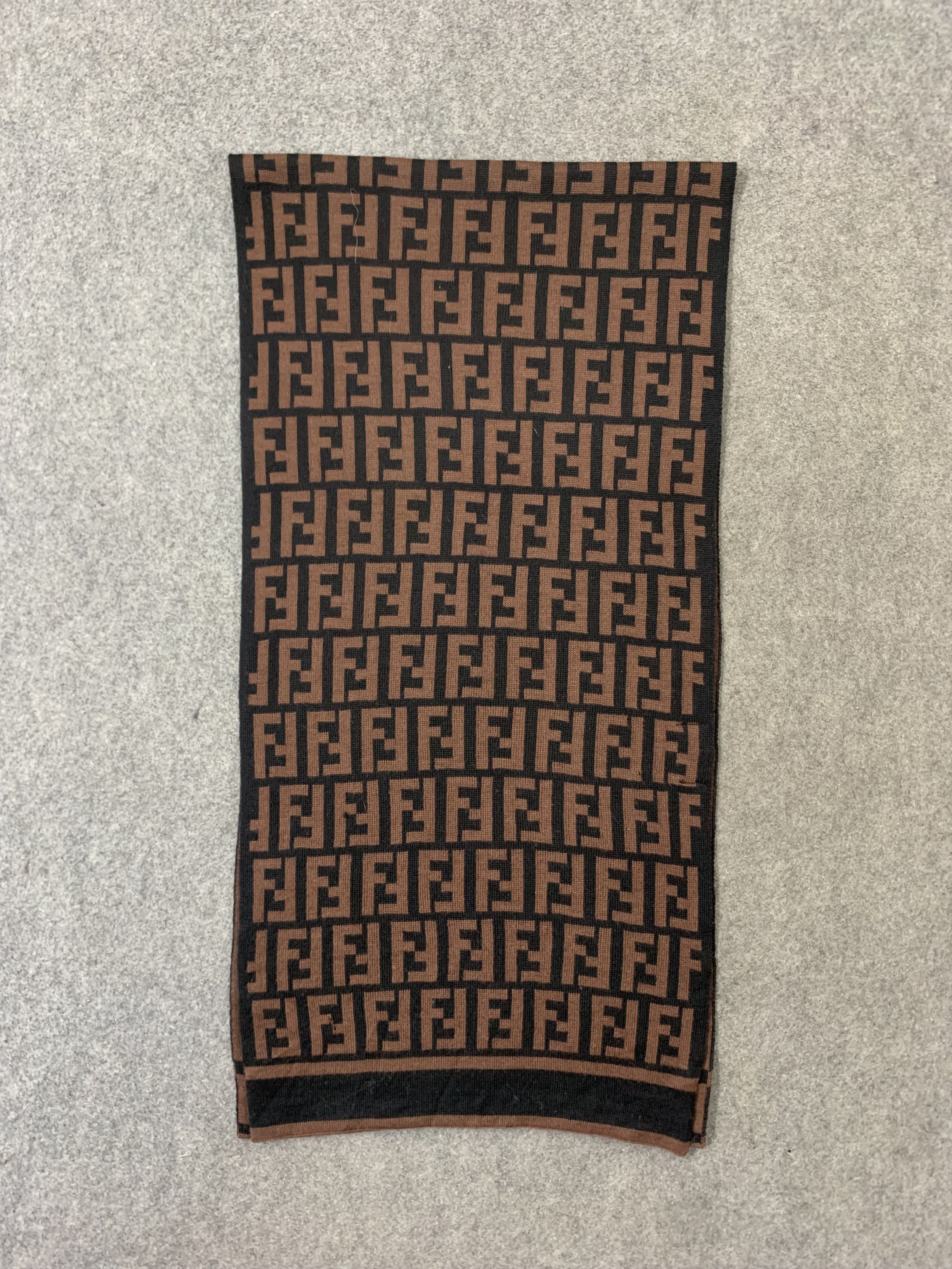 Fendi Fendi Scarf Wool Muffler Neck Wrap BL9326 Size ONE SIZE - 3 Thumbnail