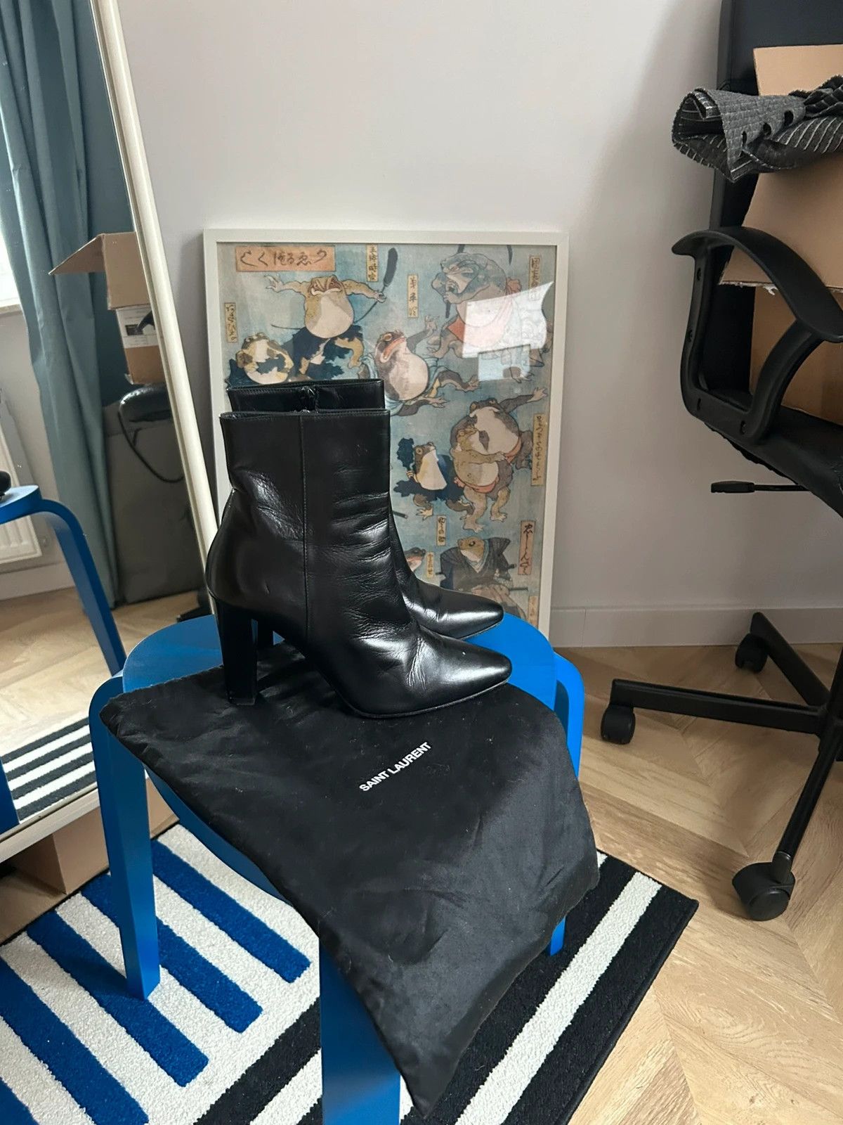 Saint Laurent Paris Saint Laurent Lou Ankle Boots Size US 6 / IT 36 - 12 Thumbnail